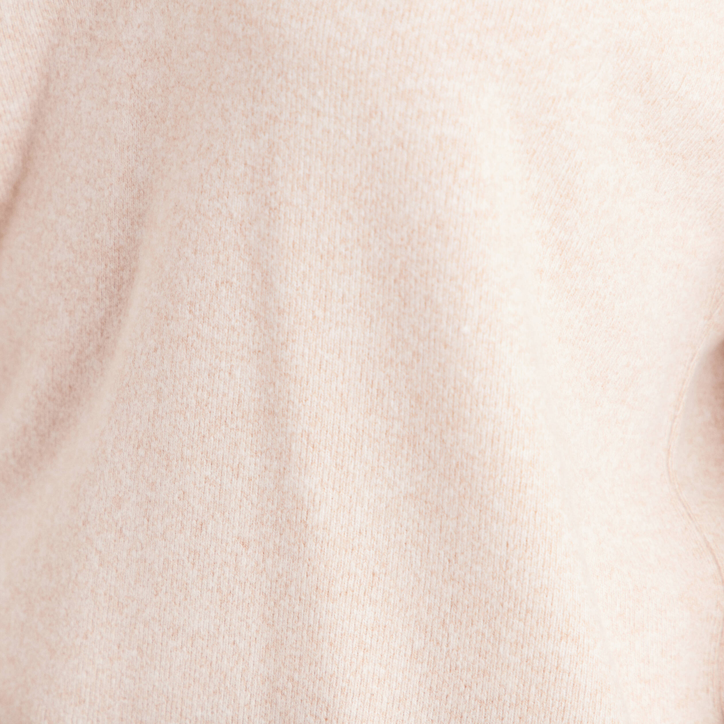 T-shirt effet 2 en 1 col chemise creme femme