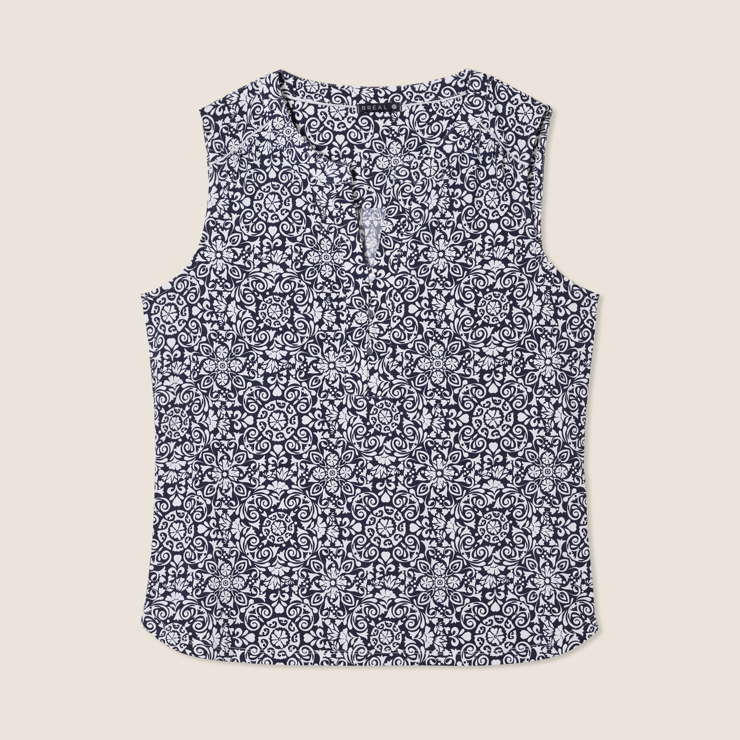 debardeur sans manches bleu marine femme Débardeur sans manches bleu marine femme