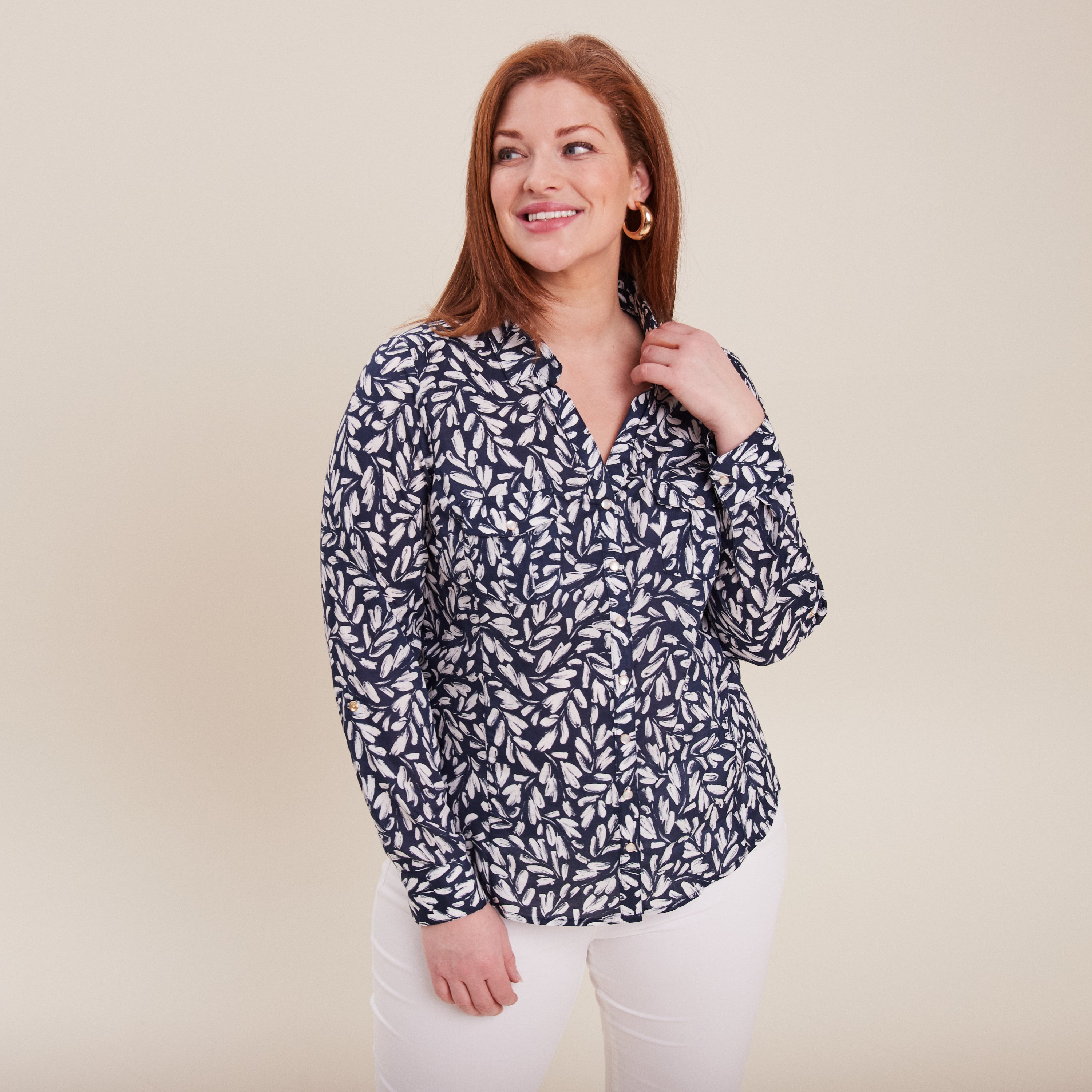 chemise manches longues bleu fonce femme Chemise manches longues bleu foncé femme
