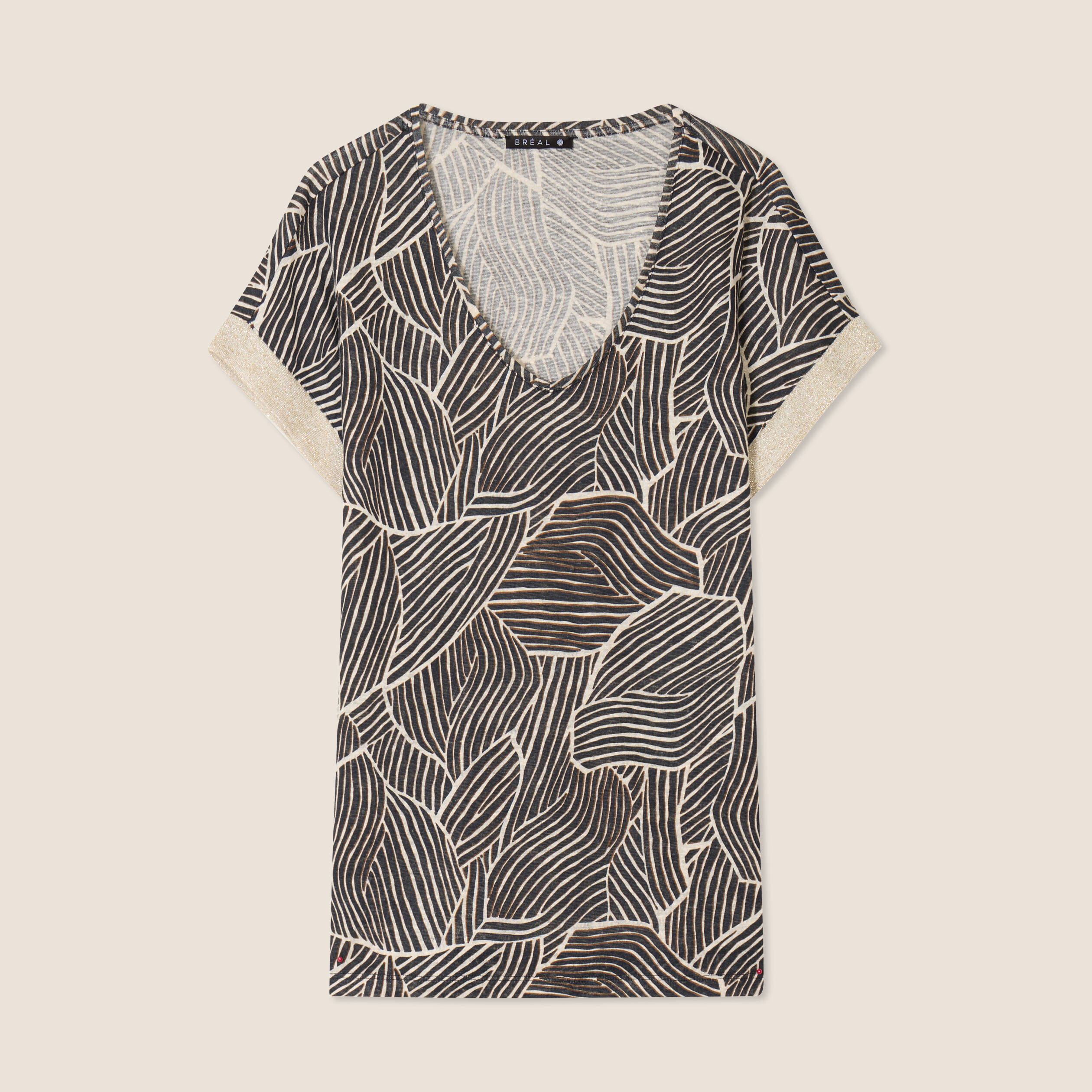 t shirt manches courtes noir femme T-shirt manches courtes noir femme