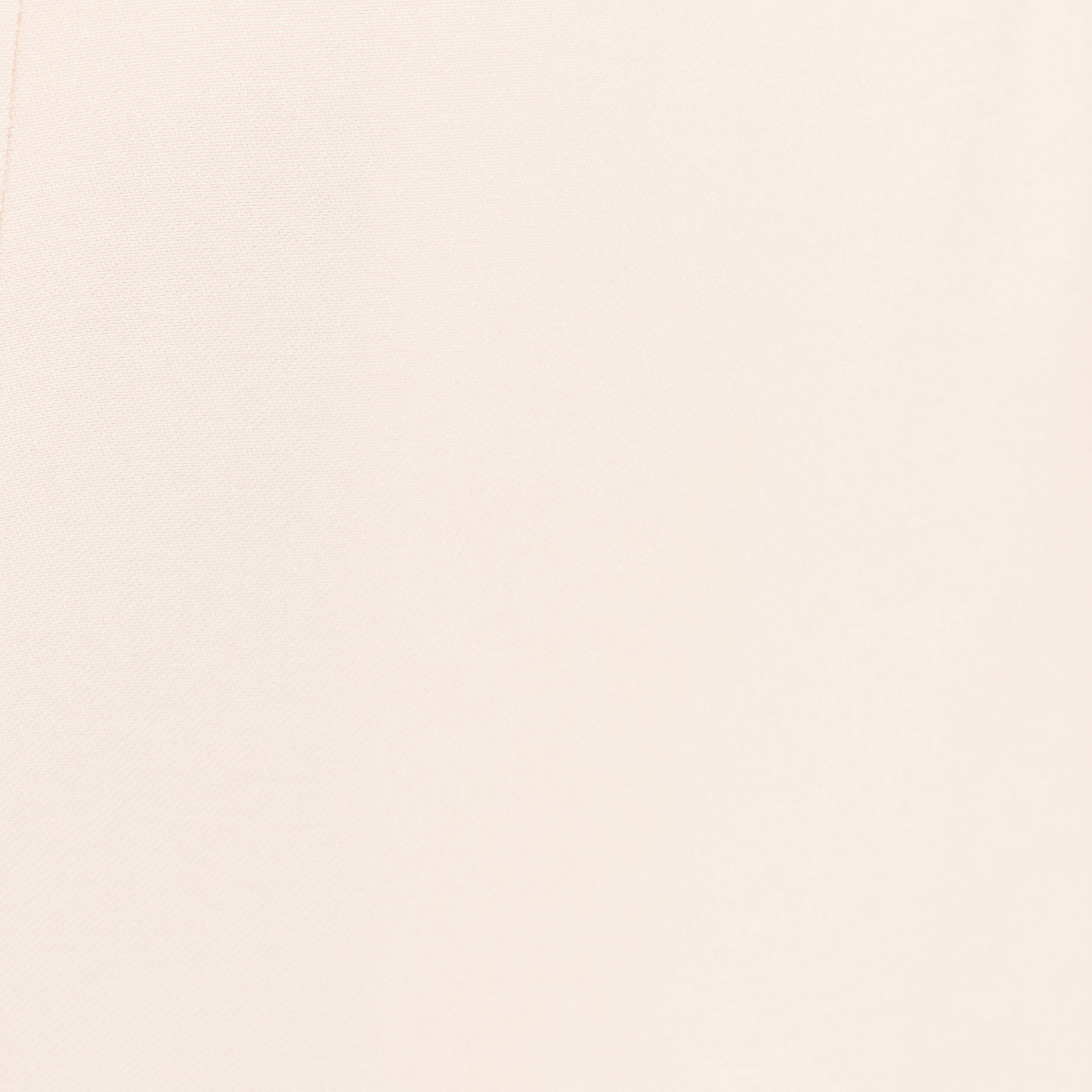 Pantalon large taille haute creme femme