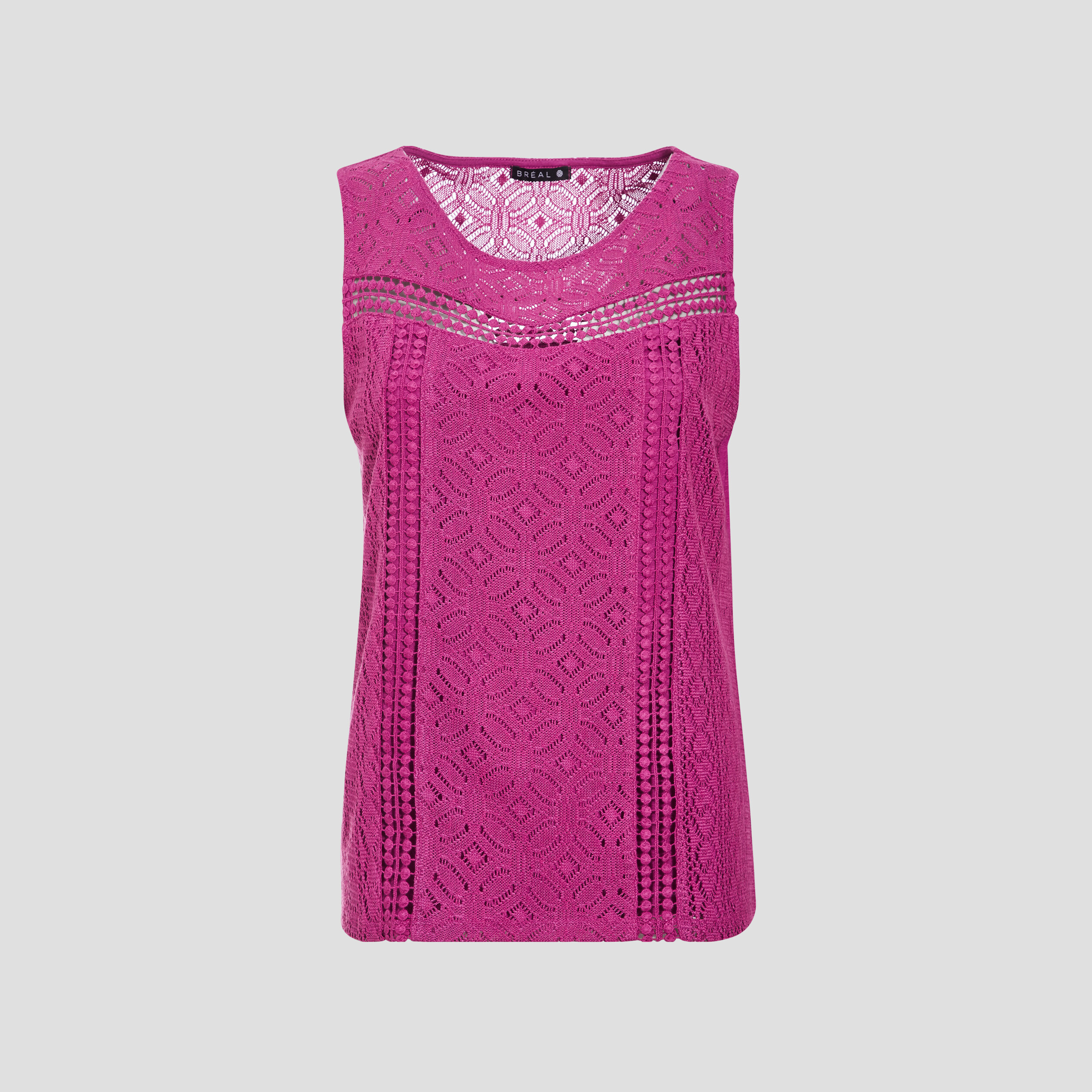 debardeur bretelles larges violet femme Débardeur bretelles larges violet femme
