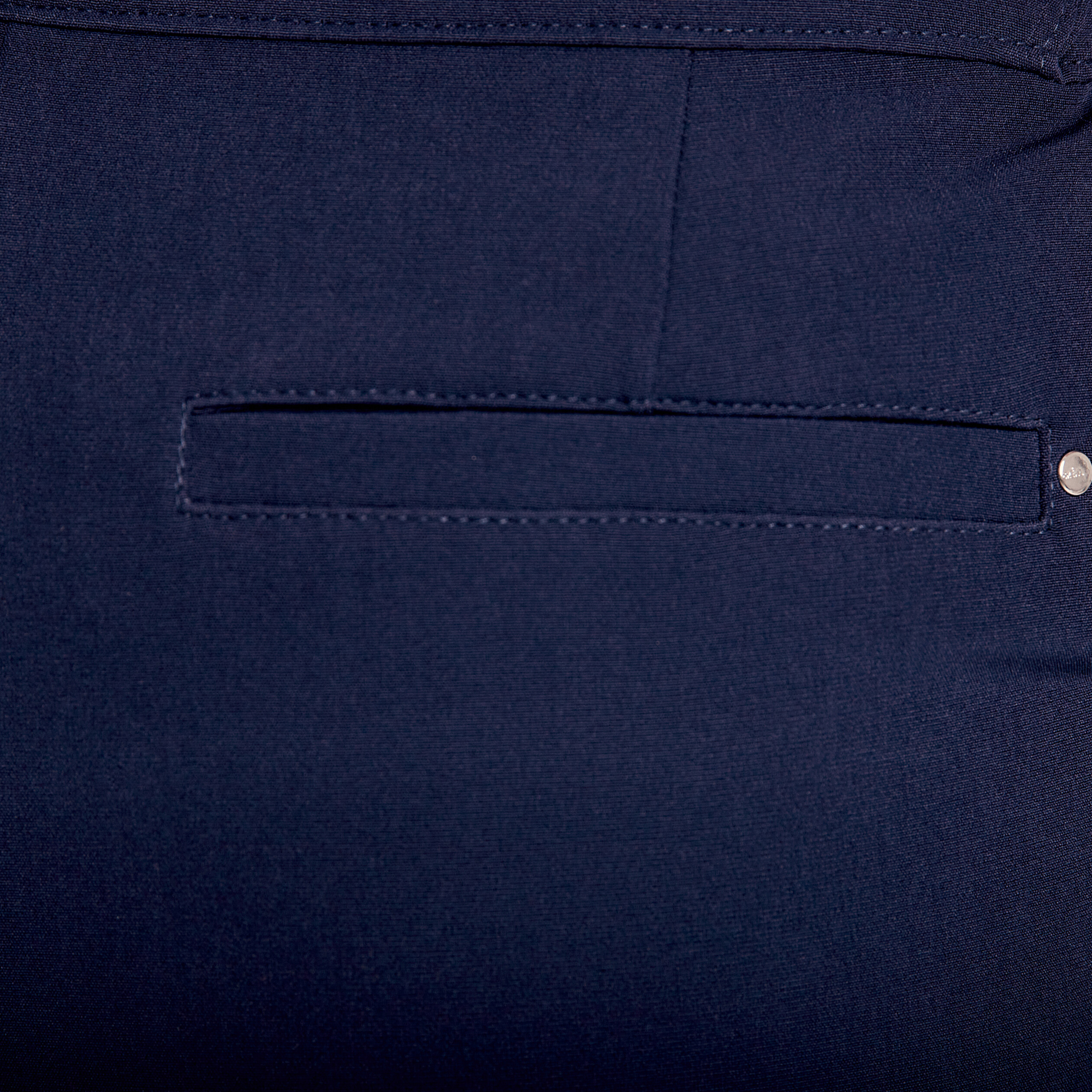 Pantalon large 7/8ème bleu marine femme