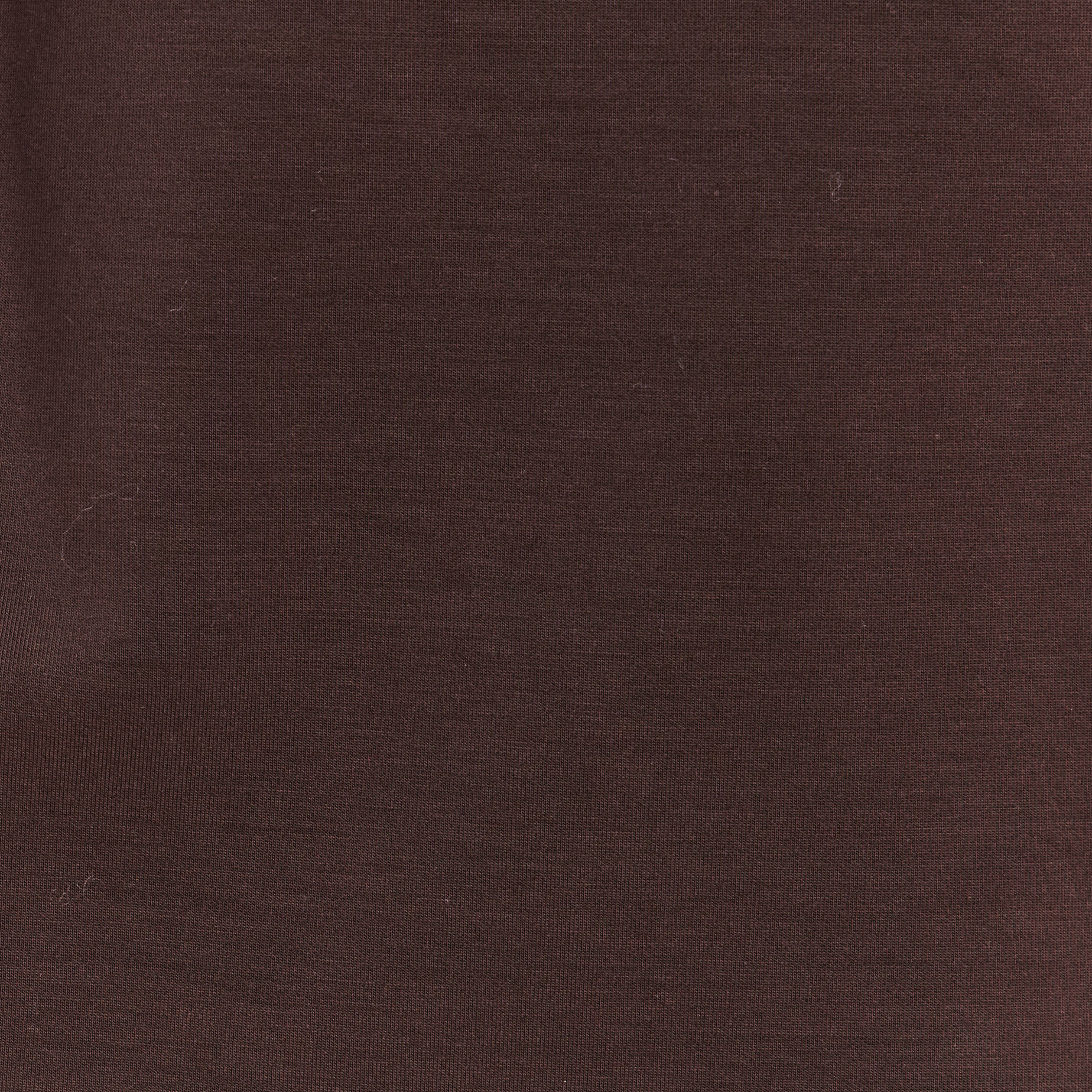 T-shirt manches coudes marron fonc&eacute; femme