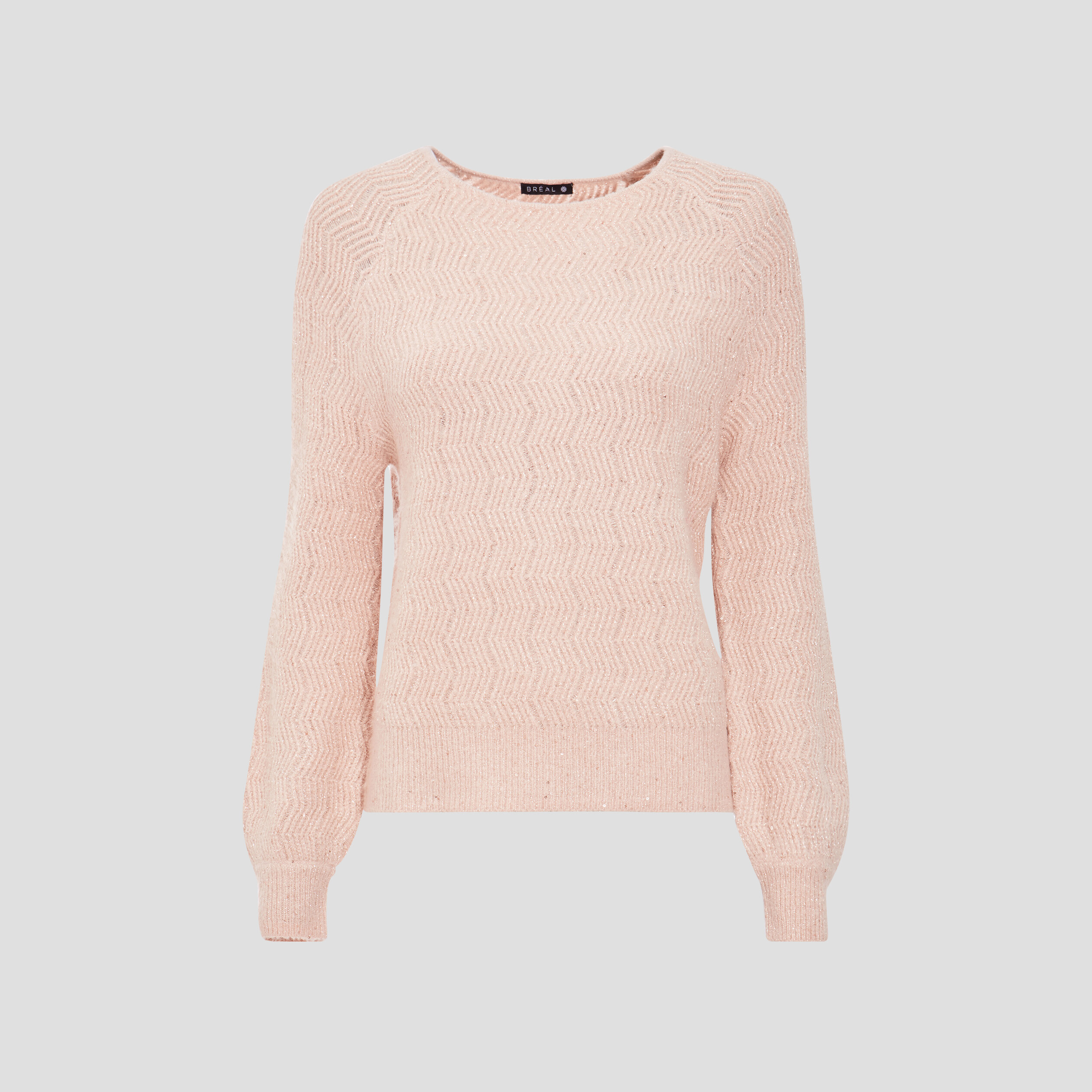 pull manches longues a sequins vieux rose femme Pull manches longues à sequins vieux rose femme