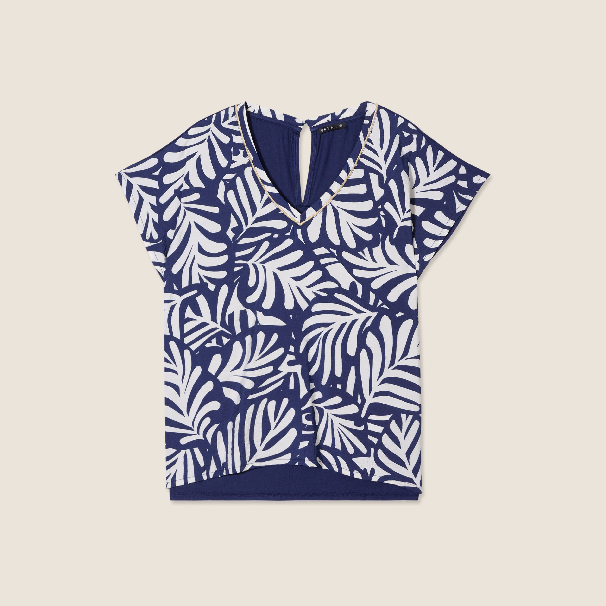 t shirt manches courtes bleu femme T-shirt manches courtes bleu femme