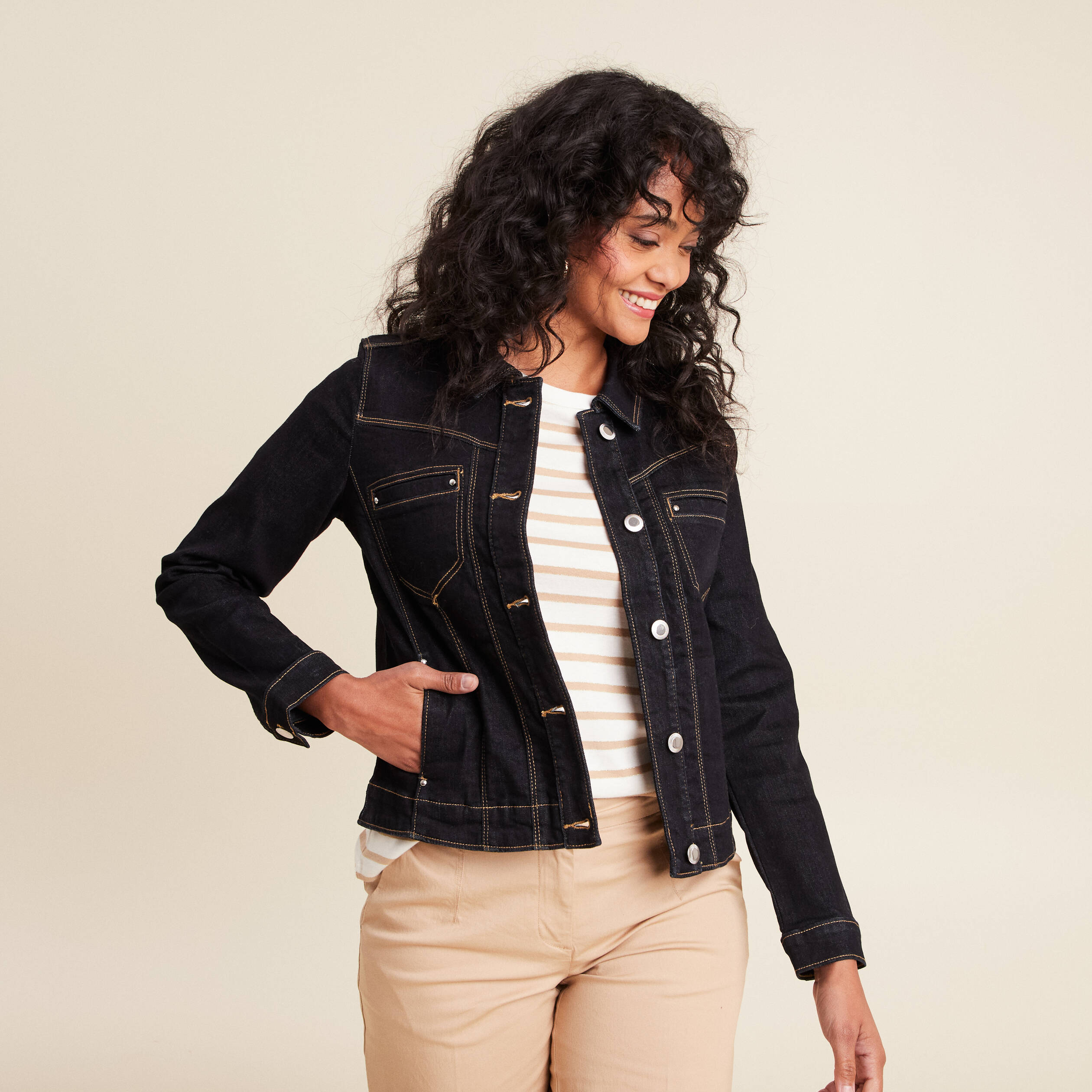 veste denim brut femme Veste denim brut femme