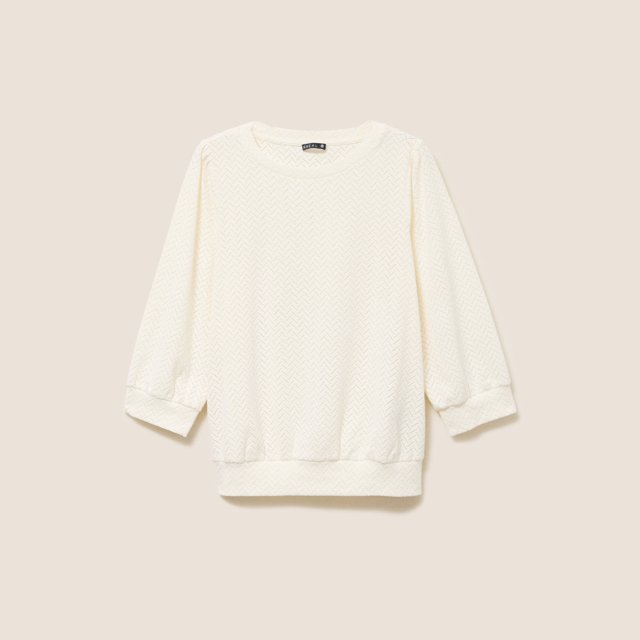 Generisch Veste De Survêtement Pour Femme Sans Impression, Col Rond, Pull à Col Rond, Haut, Décontracté, Manches Longues, Chemise D'entraînement, Chemisier Ample, Pull Pour Femme Col, Beige, S