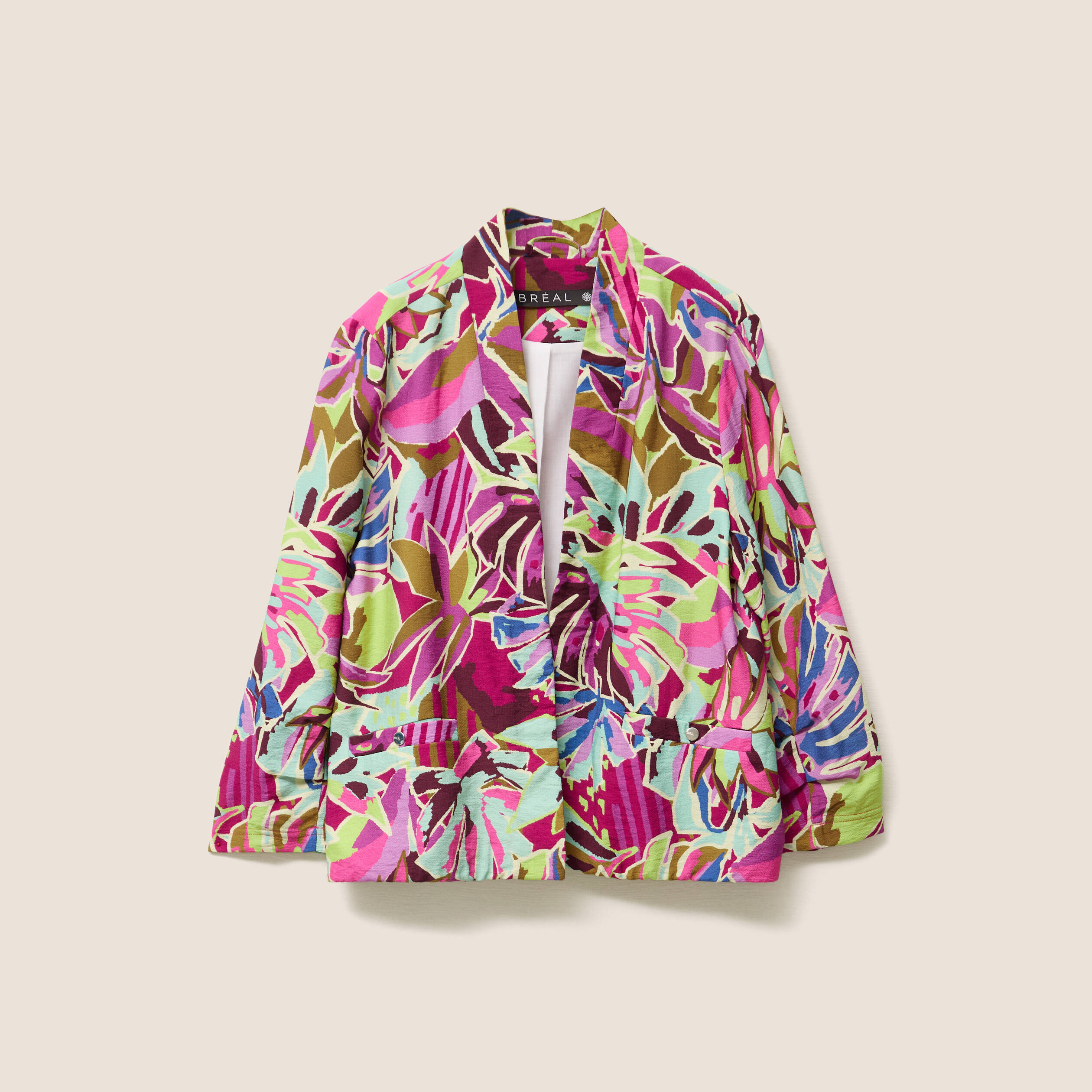 veste courte bas resserre doublee mauve femme veste courte bas resserré doublée mauve femme