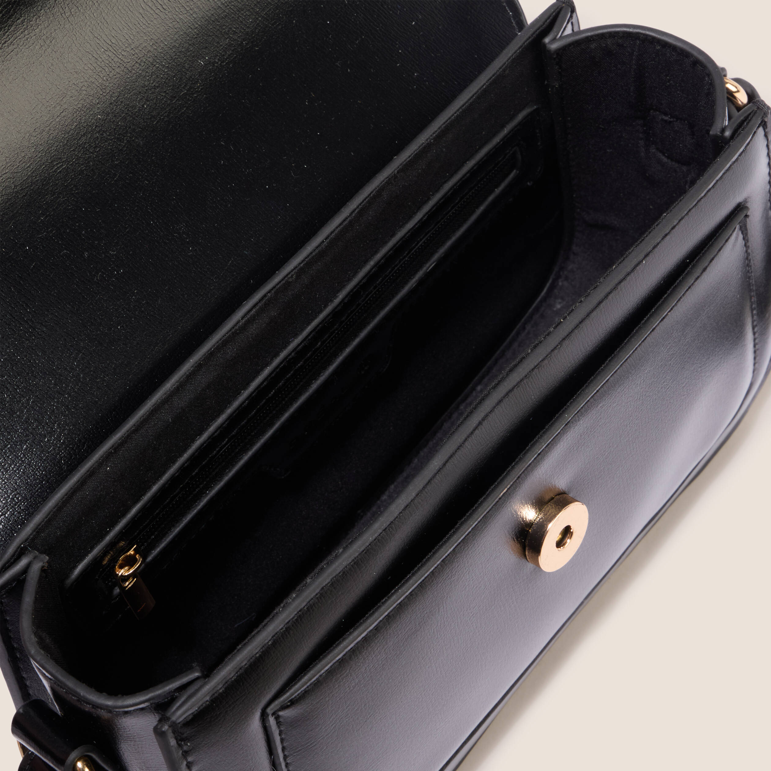 Sac port&eacute; &eacute;paule doubl&eacute; noir femme