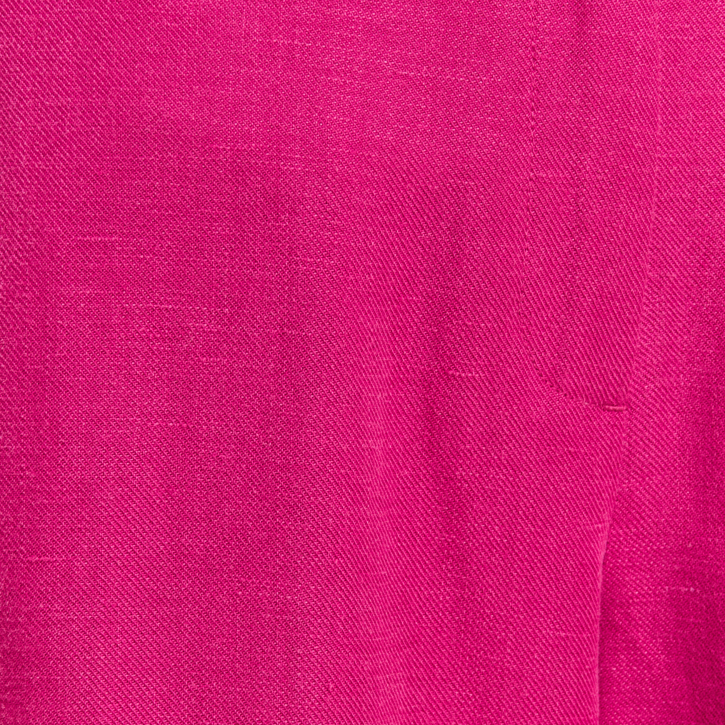 pantalon large fluide rose fushia femme Pantalon large fluide rose fushia femme