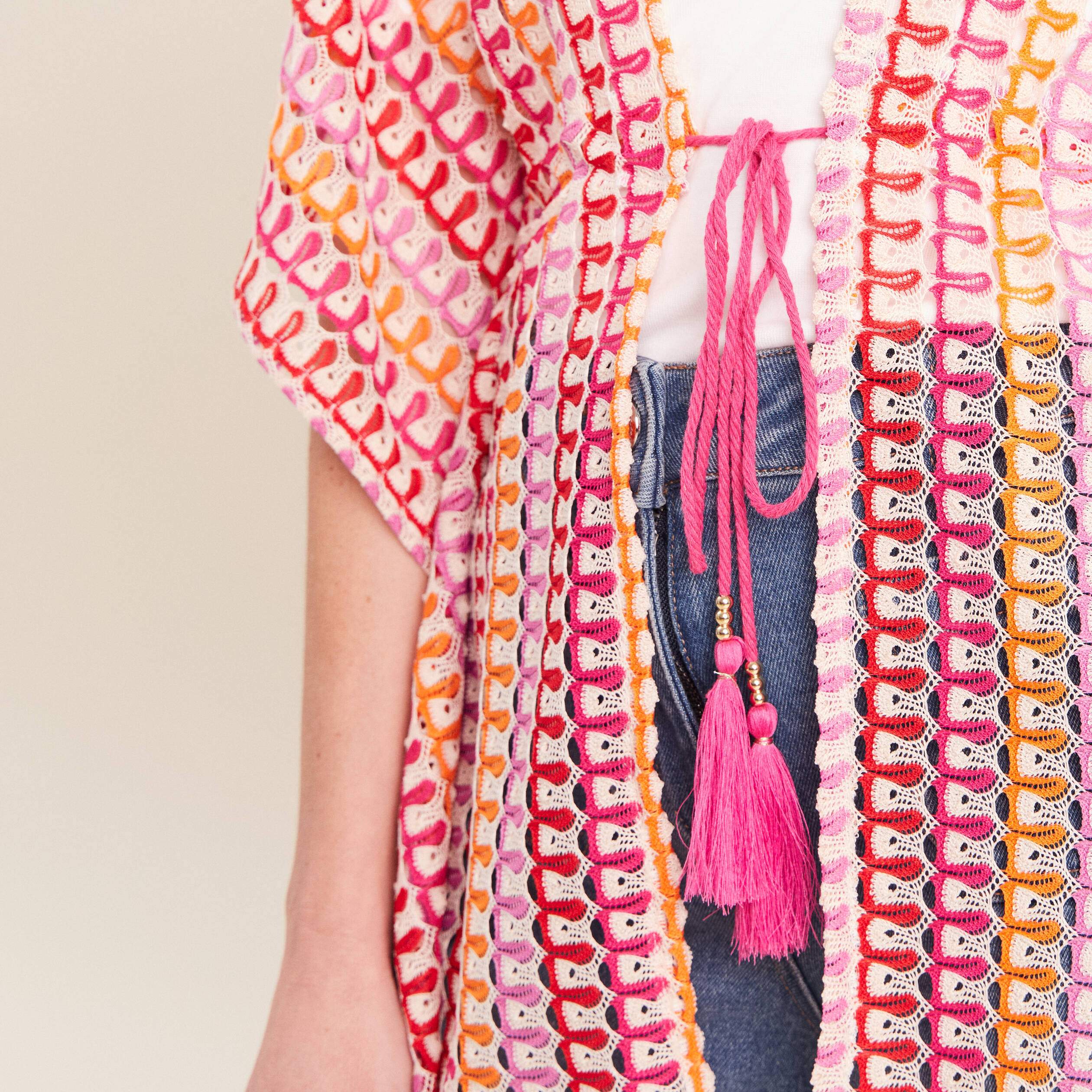 Kimono multicolore femme