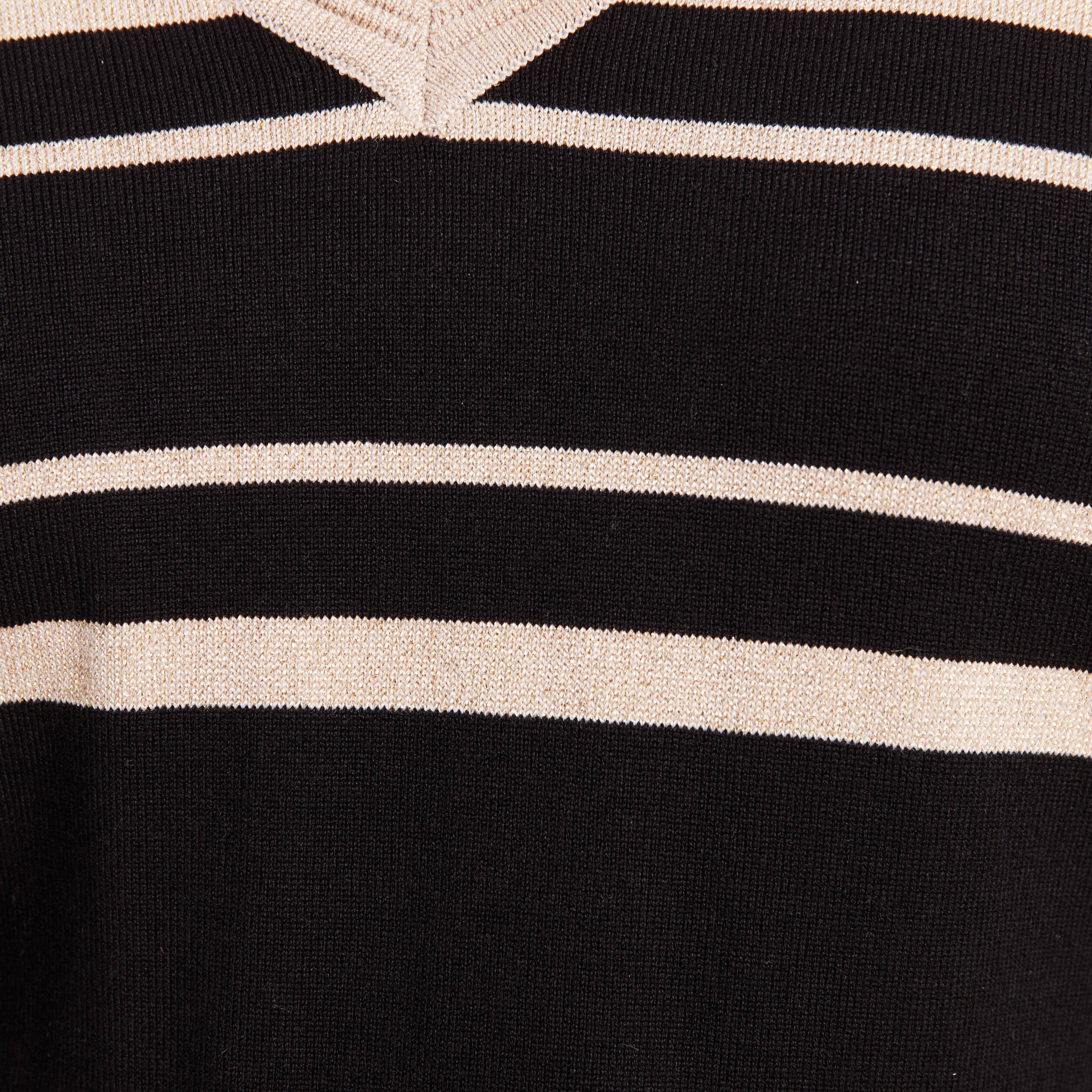 Pull manches longues noir femme