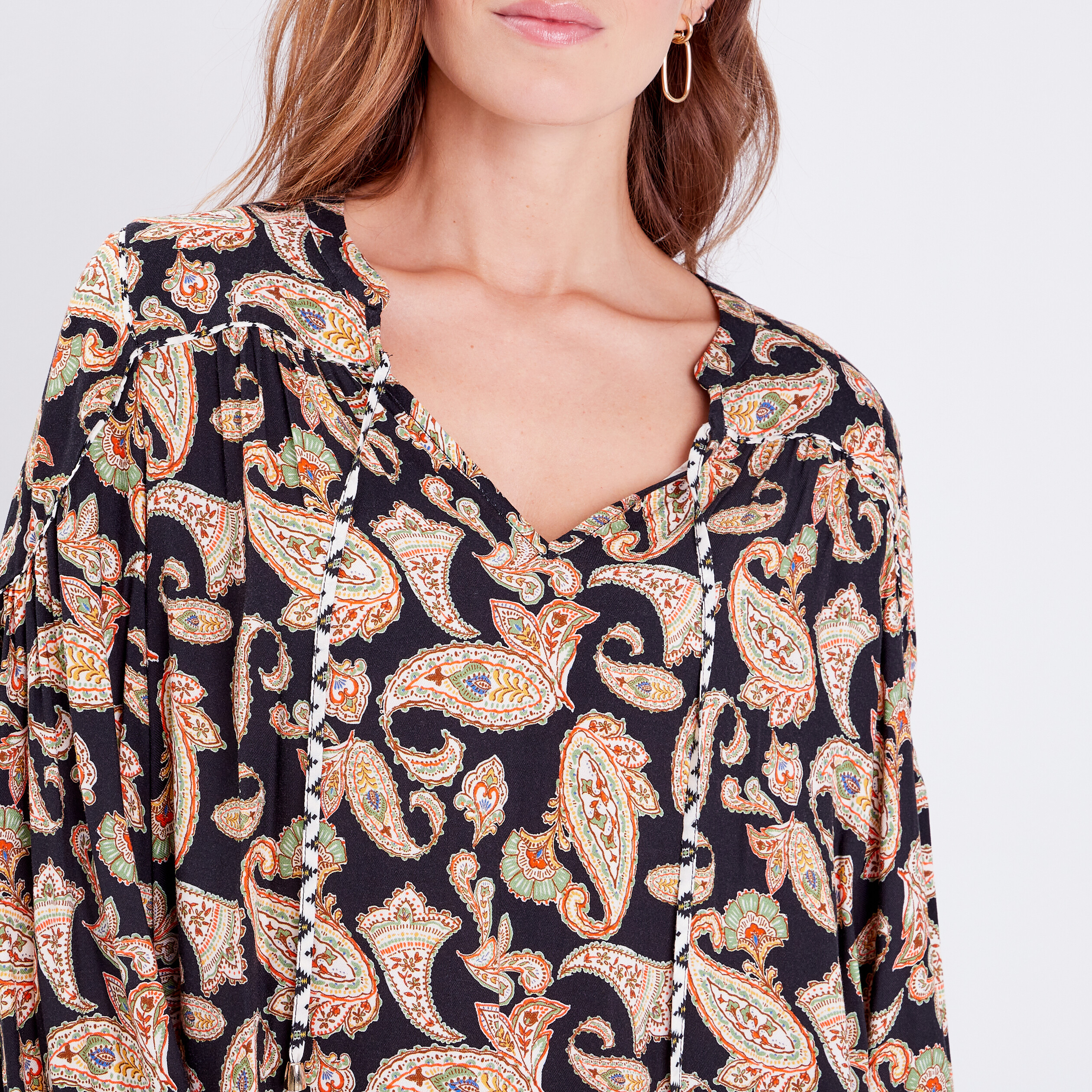 blouse manches longues noir femme Blouse manches longues noir femme