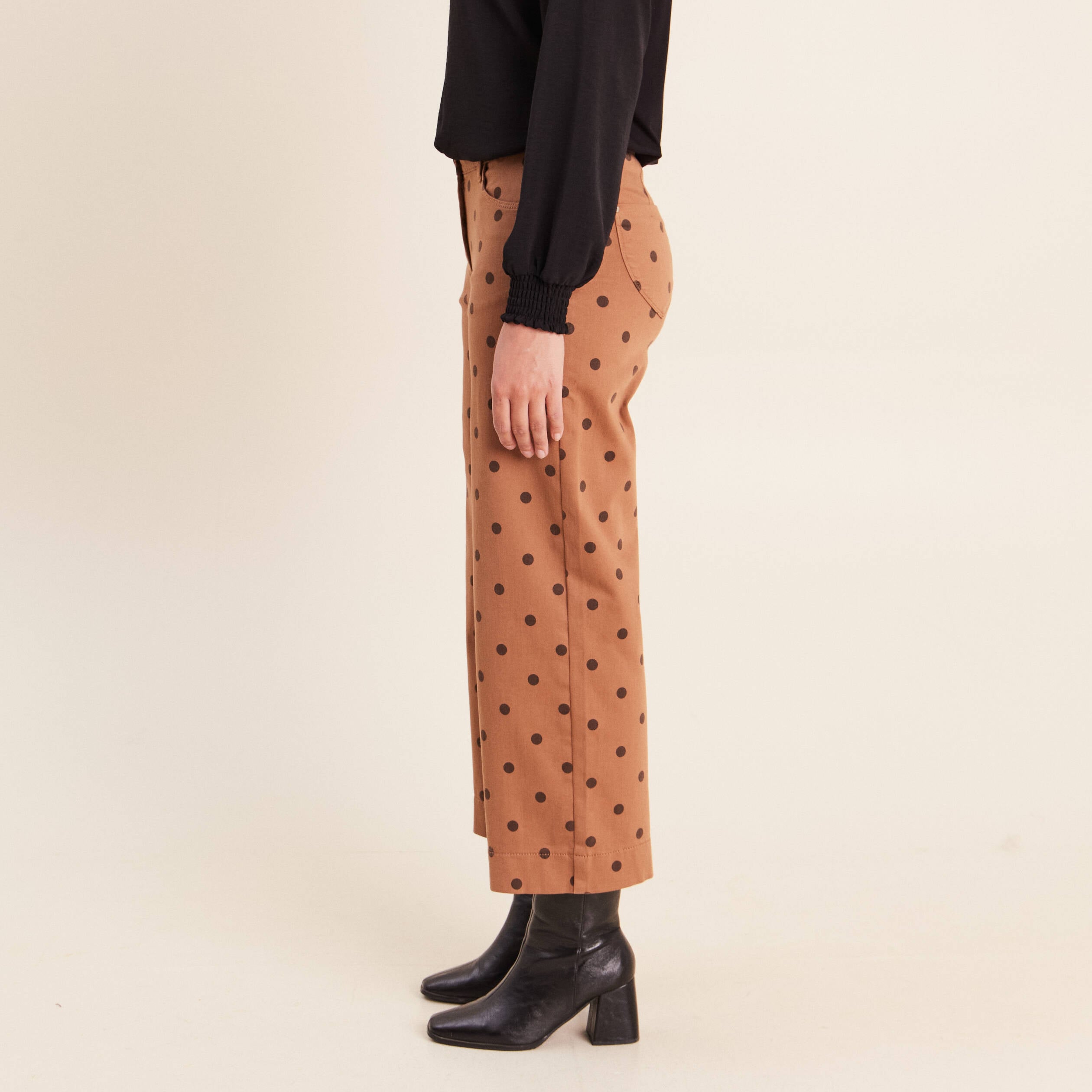 Pantalon magique l'unique marron femme