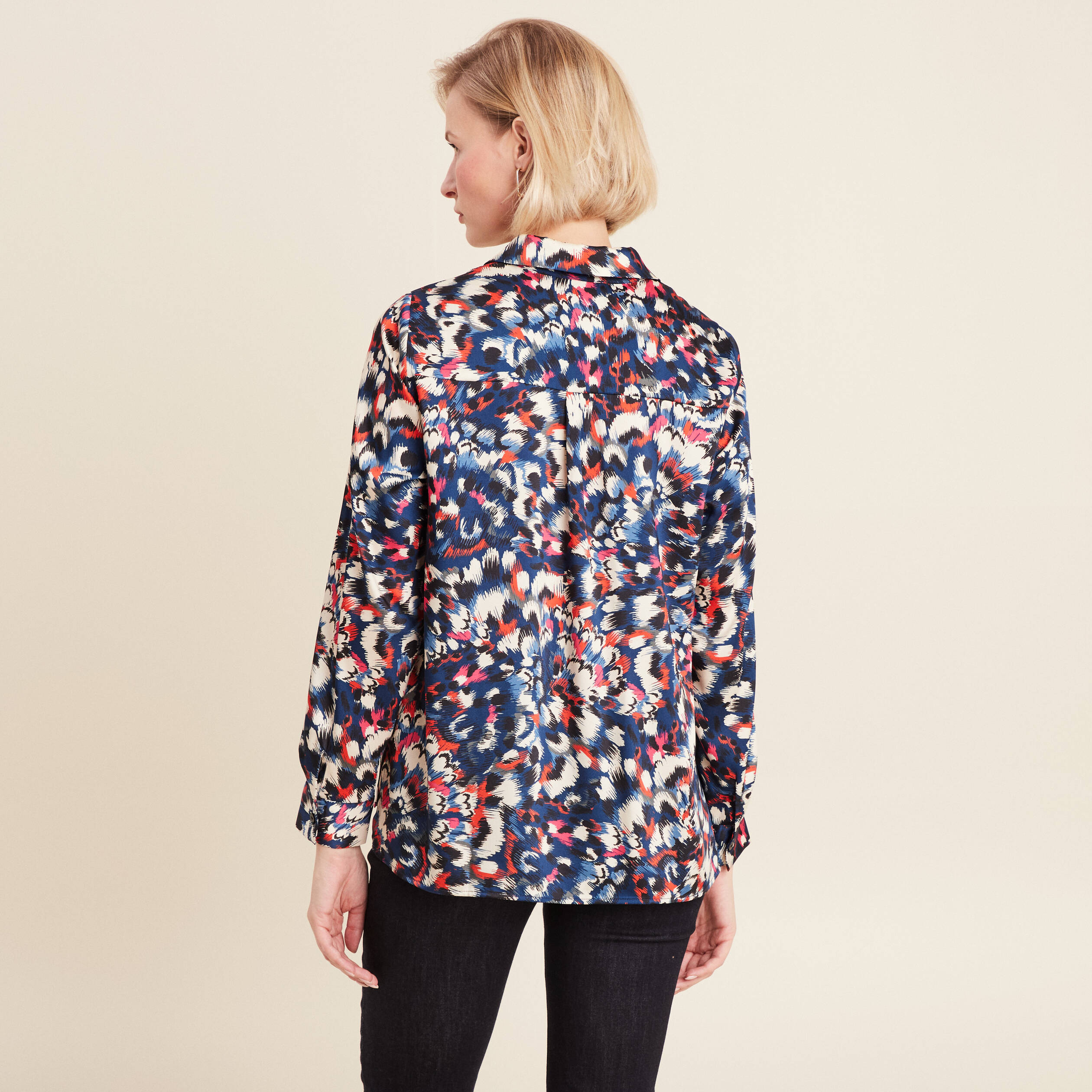 chemise manches longues noir femme Chemise manches longues noir femme