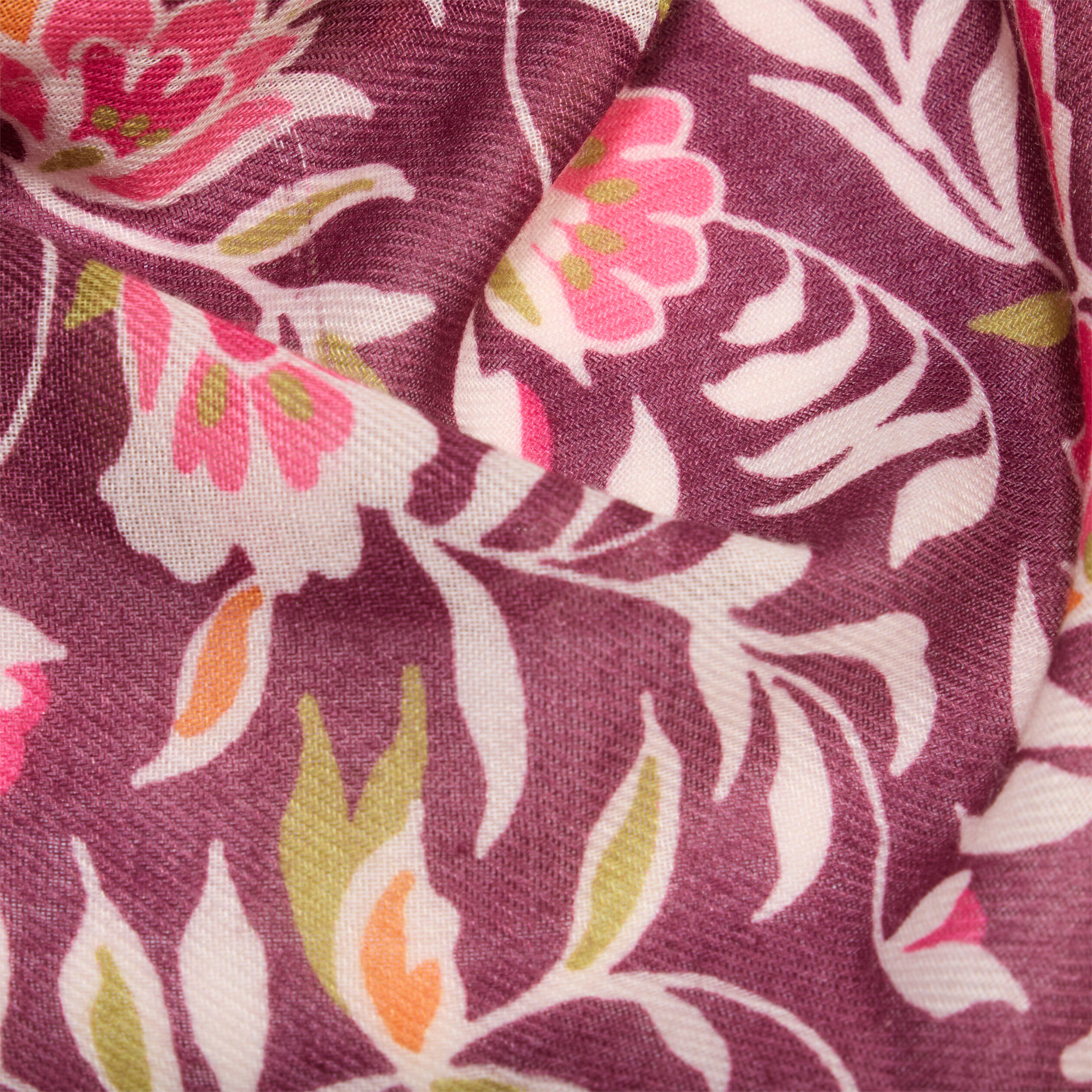 Foulard rose femme