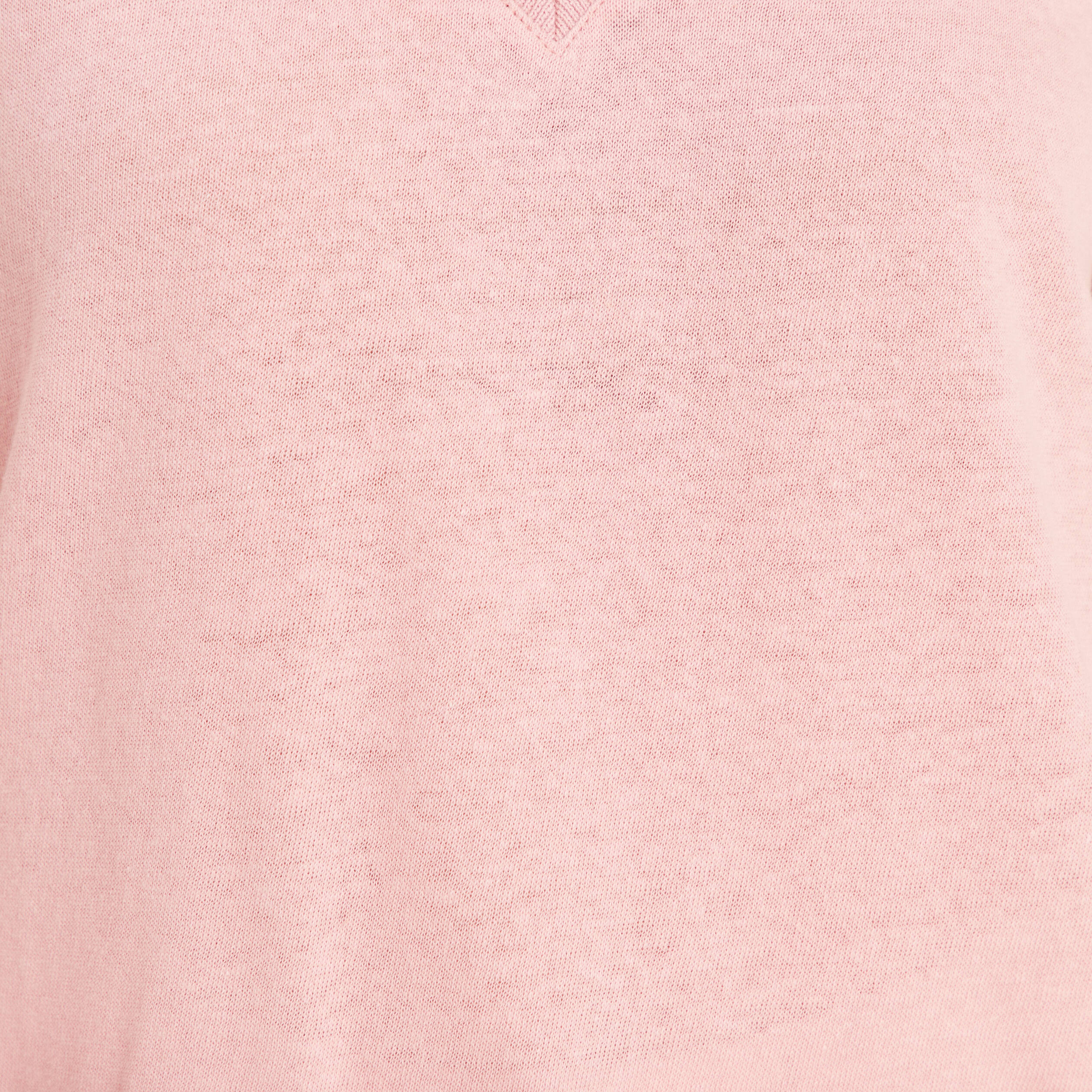 t shirt manches courtes col en v vieux rose femme T-shirt manches courtes col en V vieux rose femme