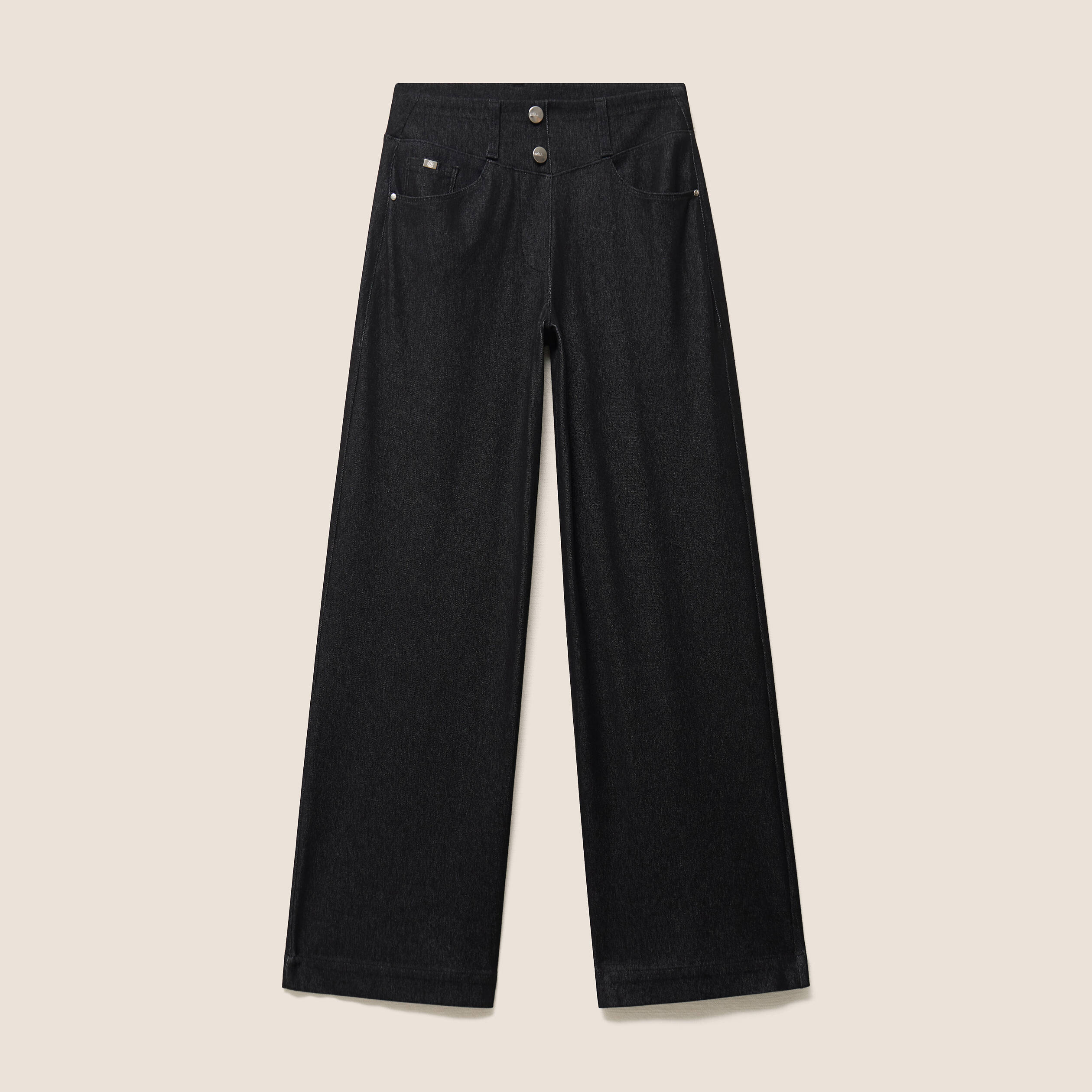Jean denim noir femme