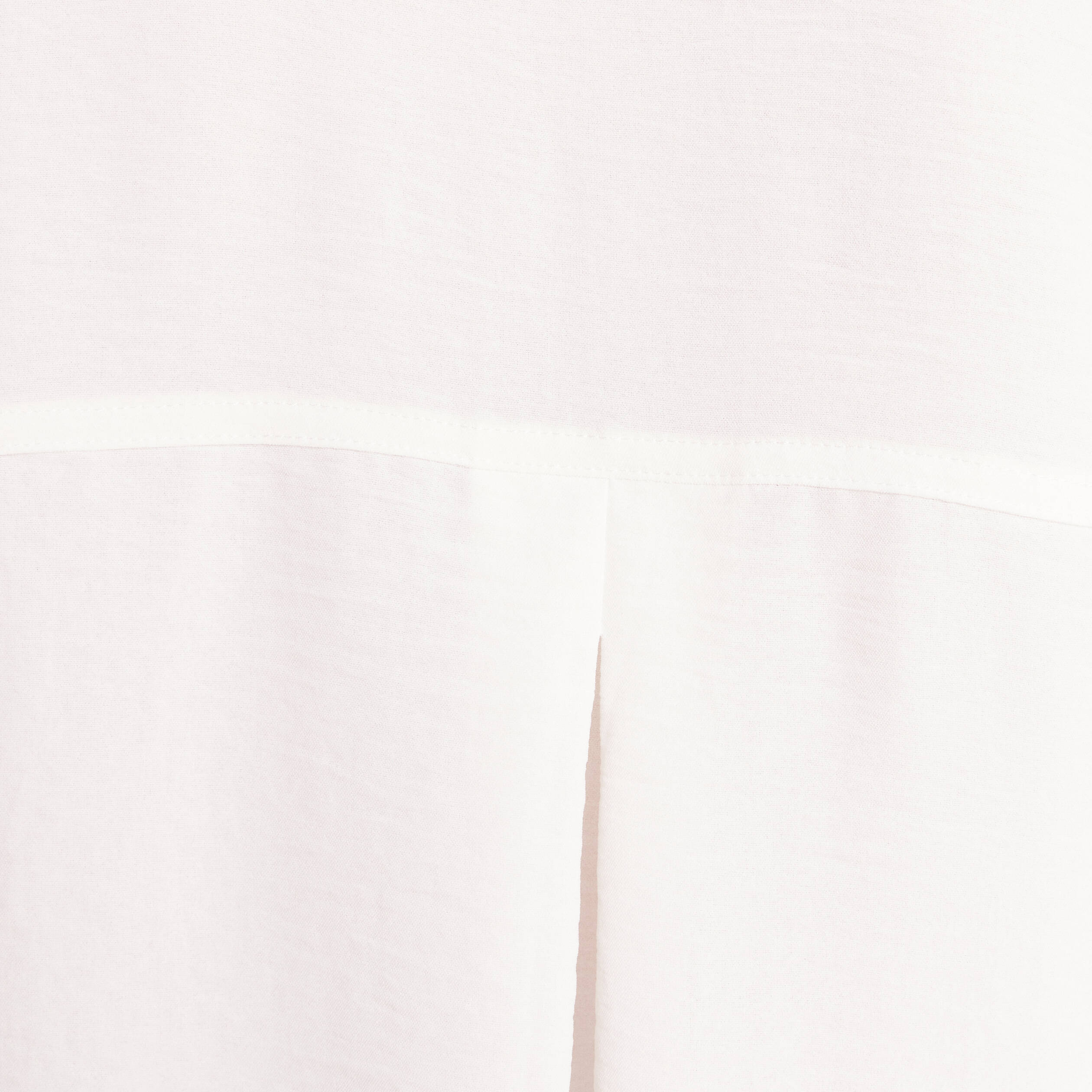 Chemise col chemise manches 3/4 ecru femme