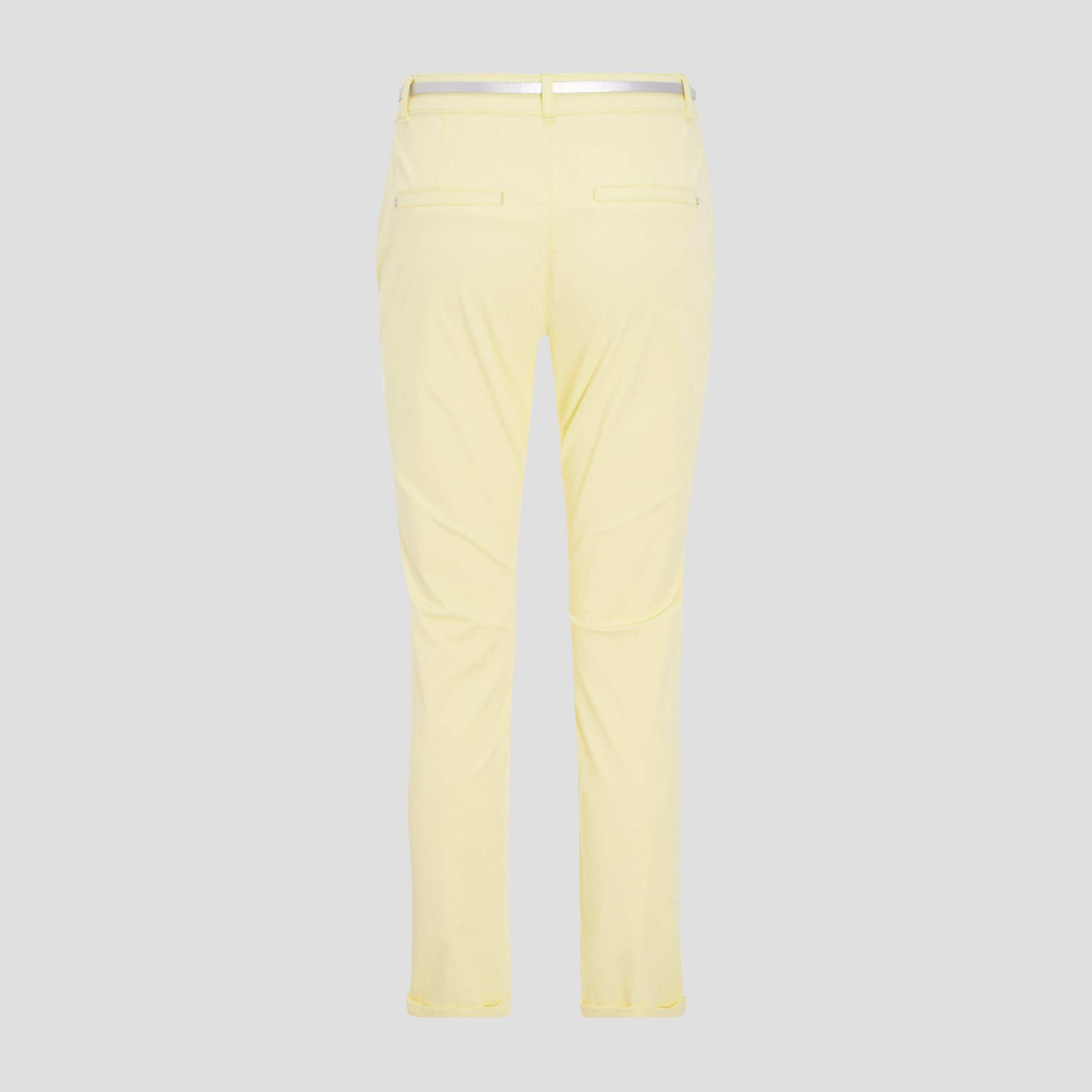 pantalon chino droit jaune pastel femme Pantalon chino droit jaune pastel femme