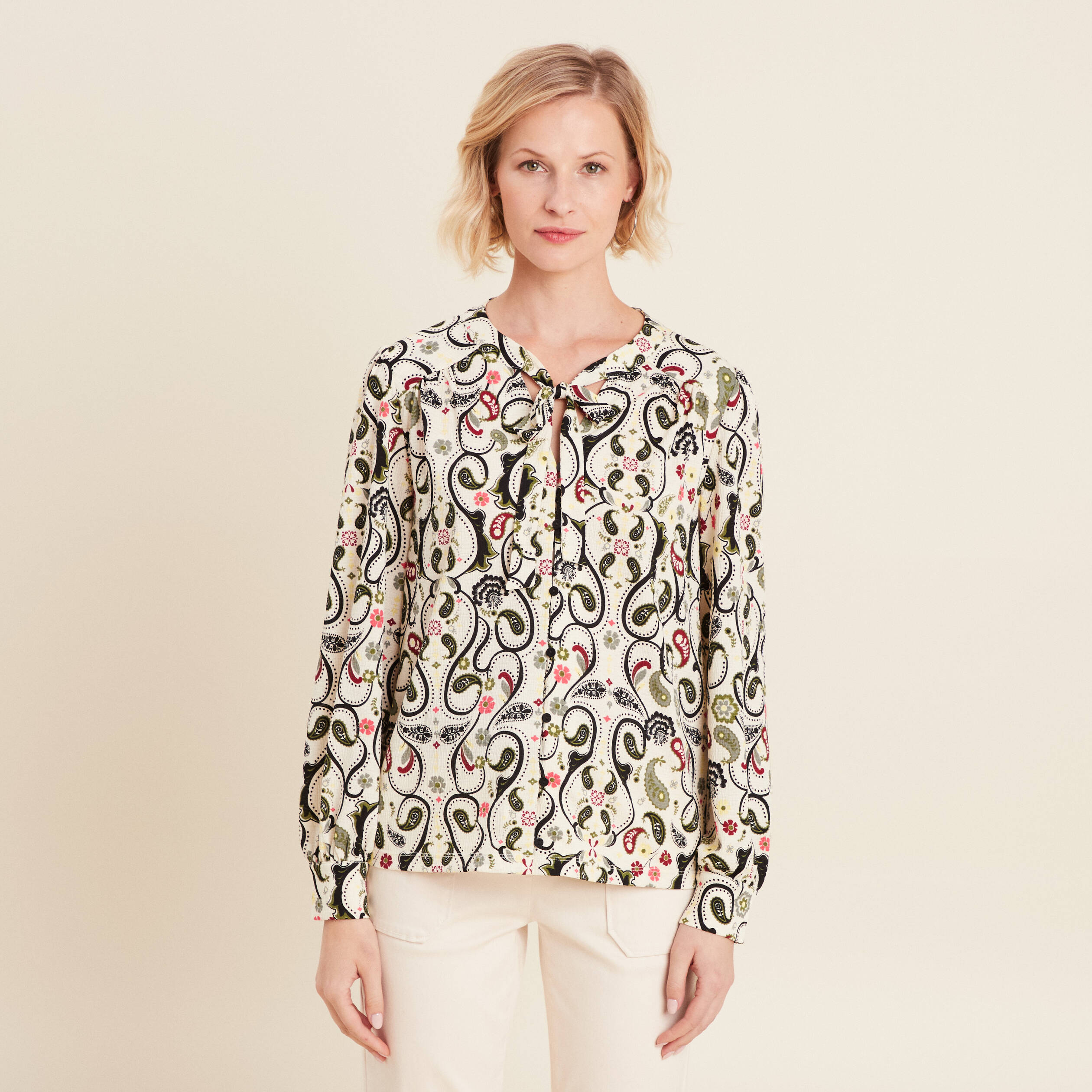 t shirt manches longues blanc femme T-shirt manches longues blanc femme