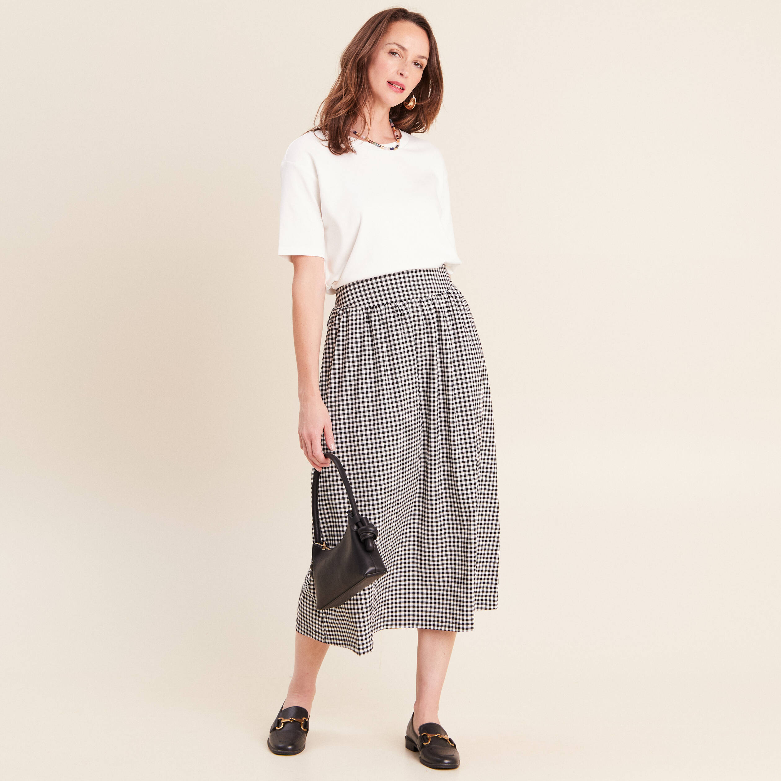 Jupe taille standard noir femme