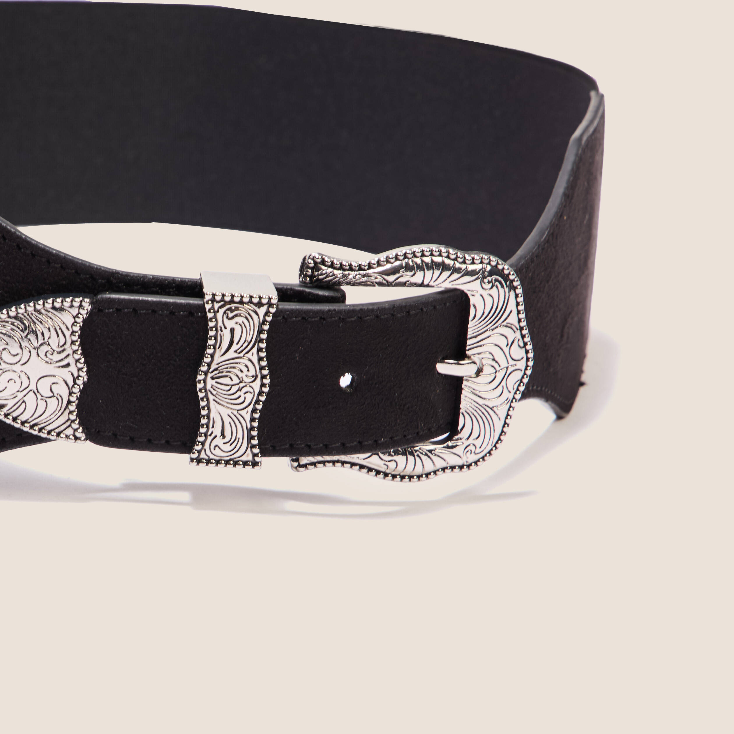 ceinture large elastiquee noir femme Ceinture large élastiquée noir femme