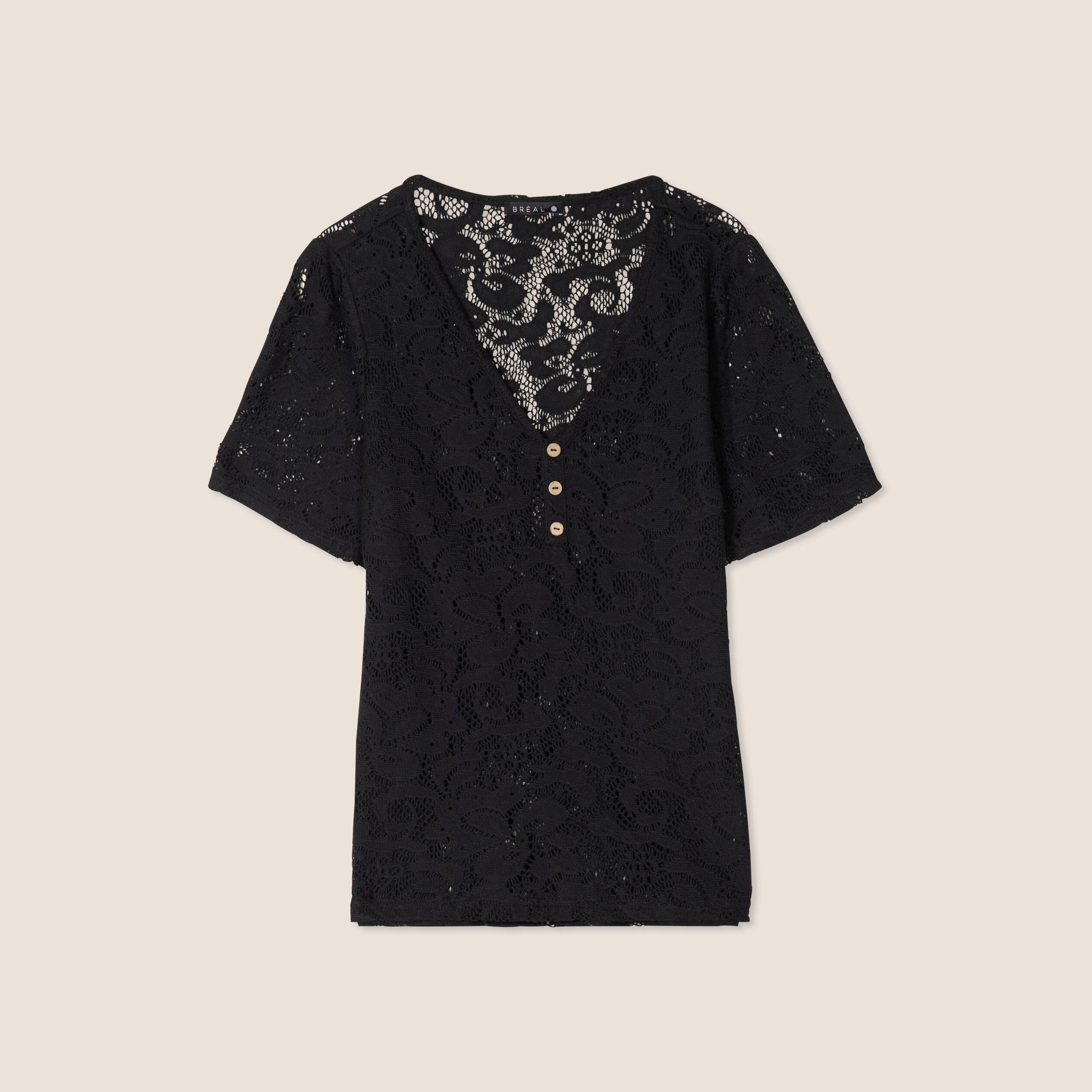 t shirt manches courtes noir femme T-shirt manches courtes noir femme