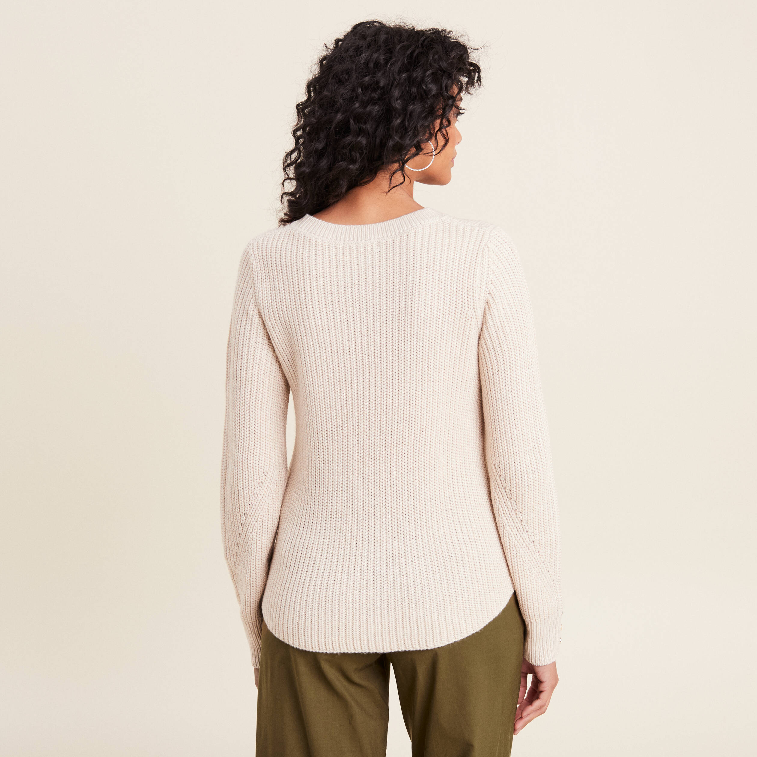 pull manches longues creme femme Pull manches longues creme femme