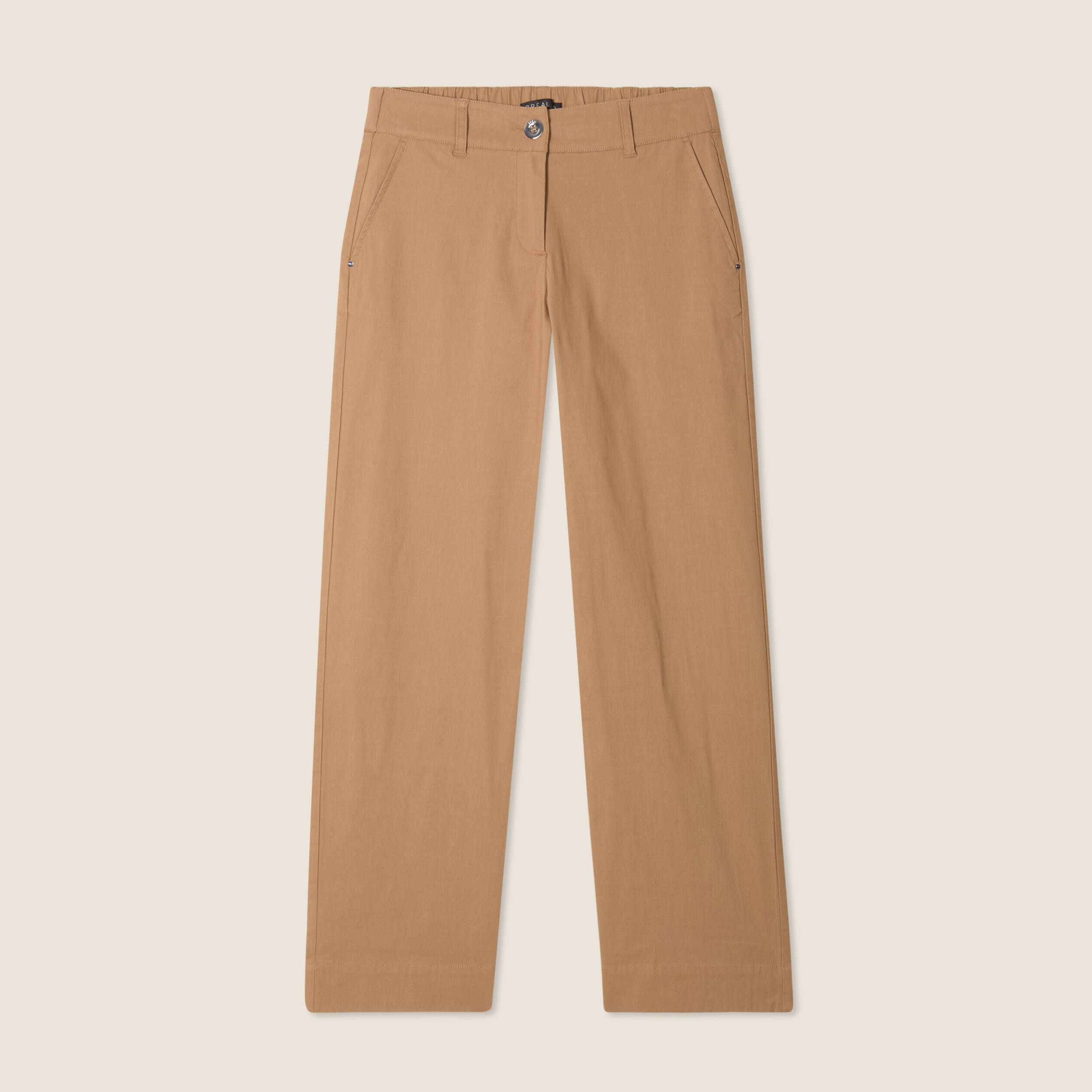 pantalon large 78eme marron femme Pantalon large 7/8ème marron femme