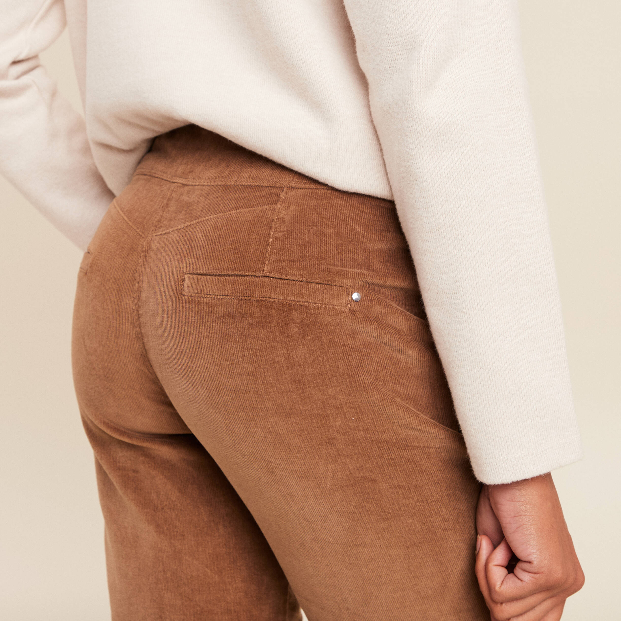 Pantalon Habillé Femme St John - Taille Haute En Taupe, Taille 10 - Neuf Avec étiquettes