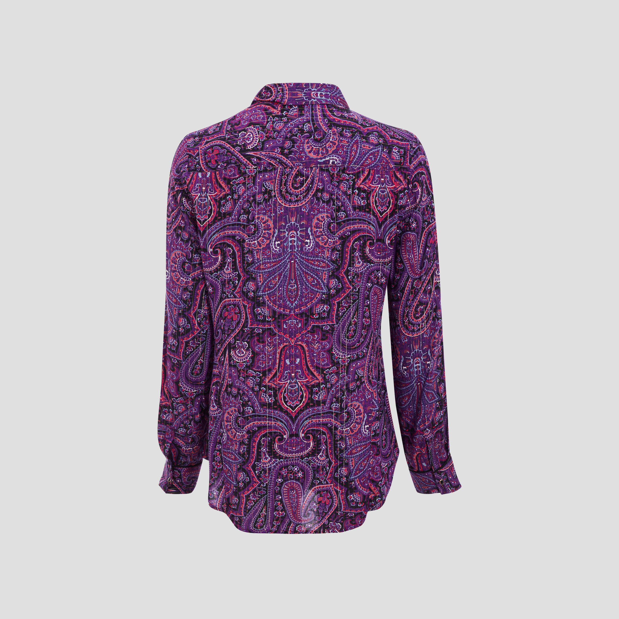 Chemise Manches Longues Mini Boden – Fille 13-14 Ans – Violette – Mélange Coton (Occasion TBE)
