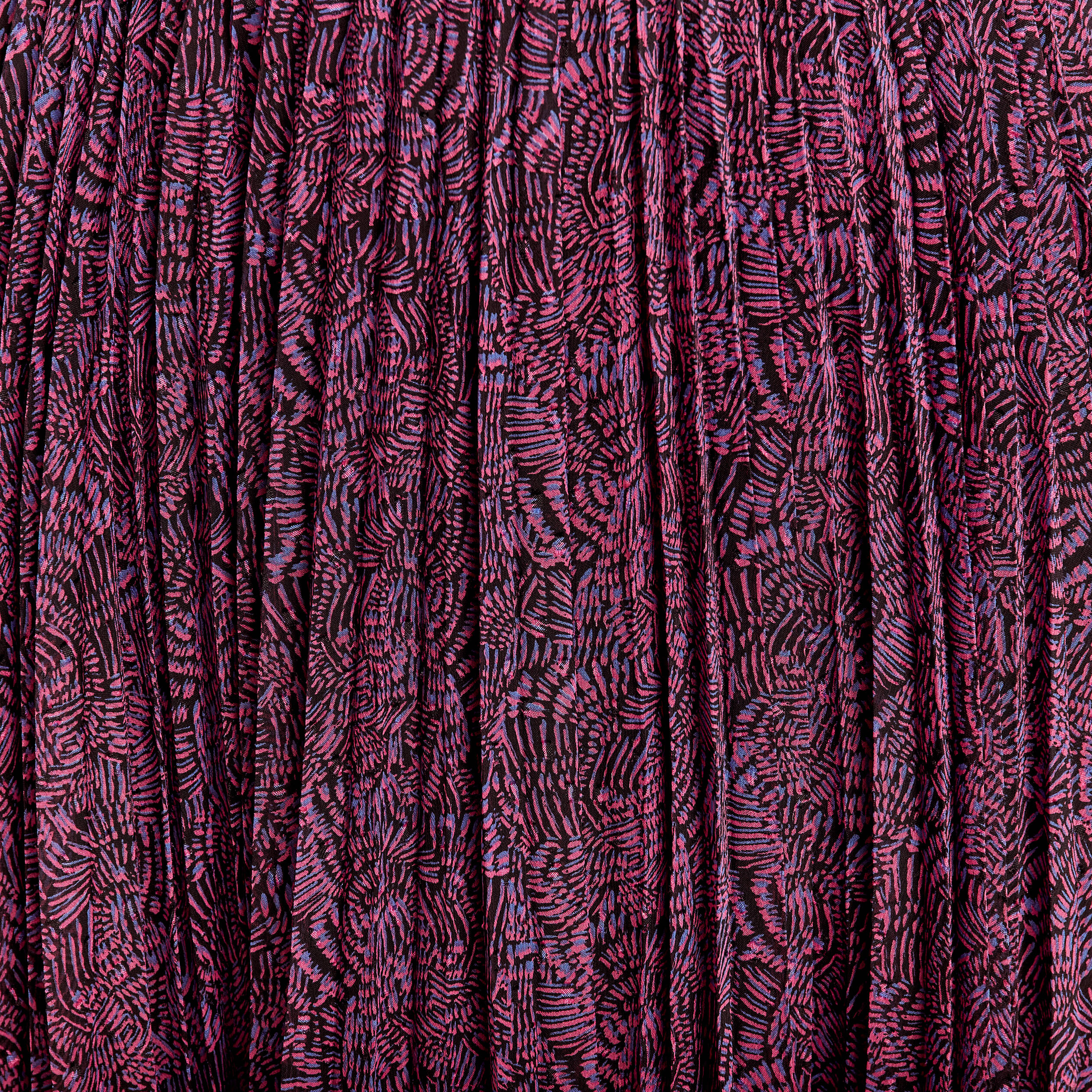 jupe longue evasee plissee violet femme Jupe longue évasée plissée violet femme
