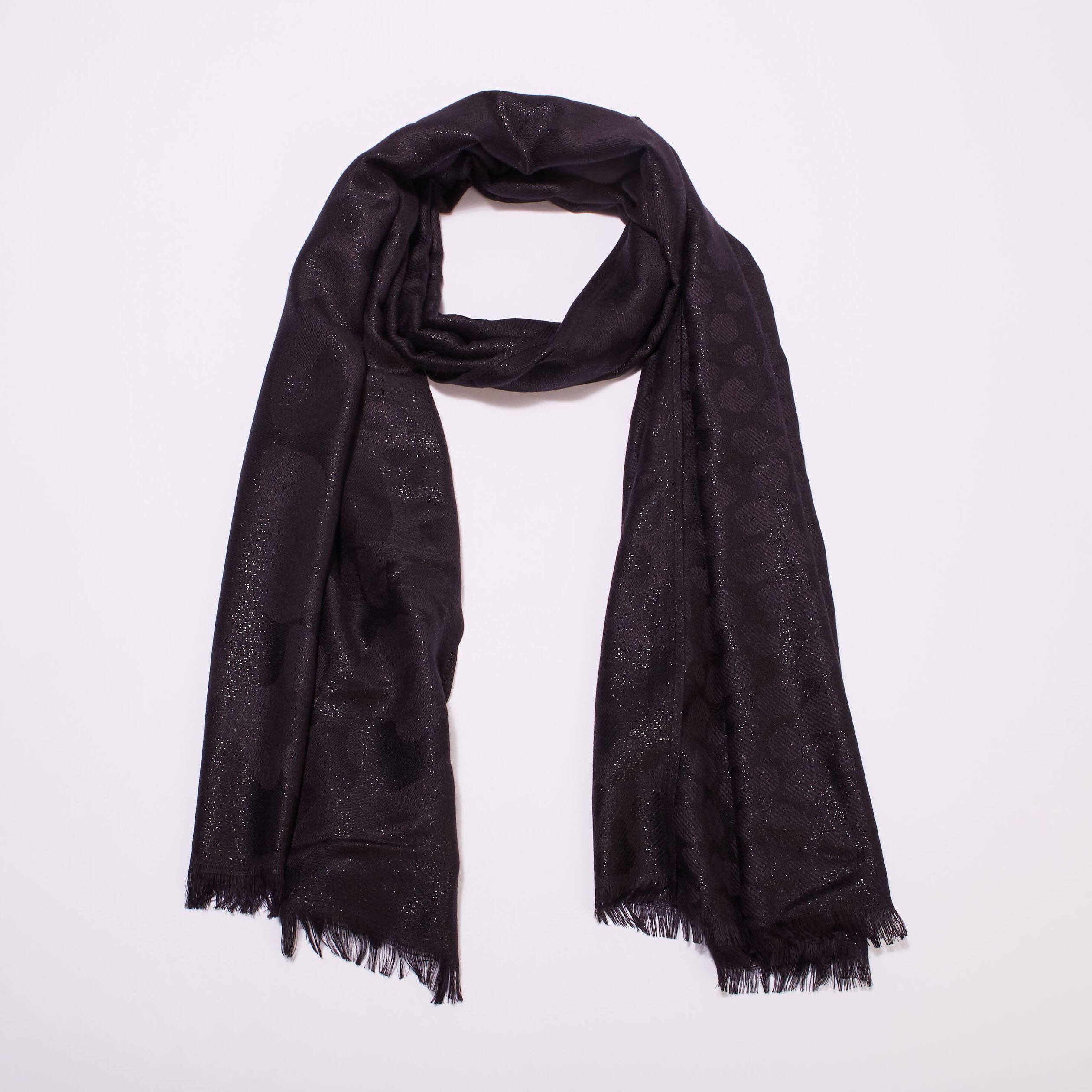 foulard noir femme Foulard noir femme