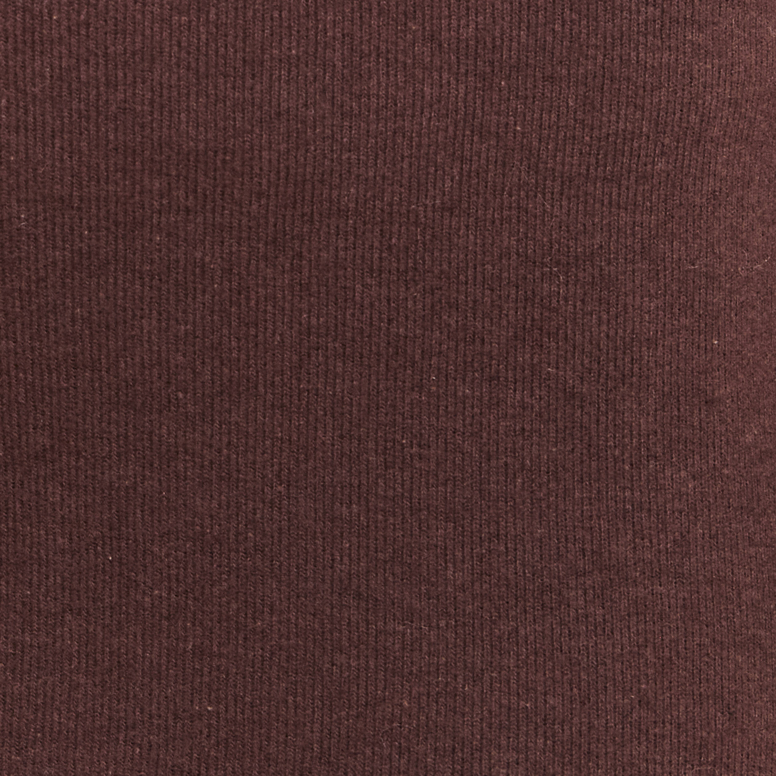 Jupe longue droite en maille marron fonc&eacute; femme