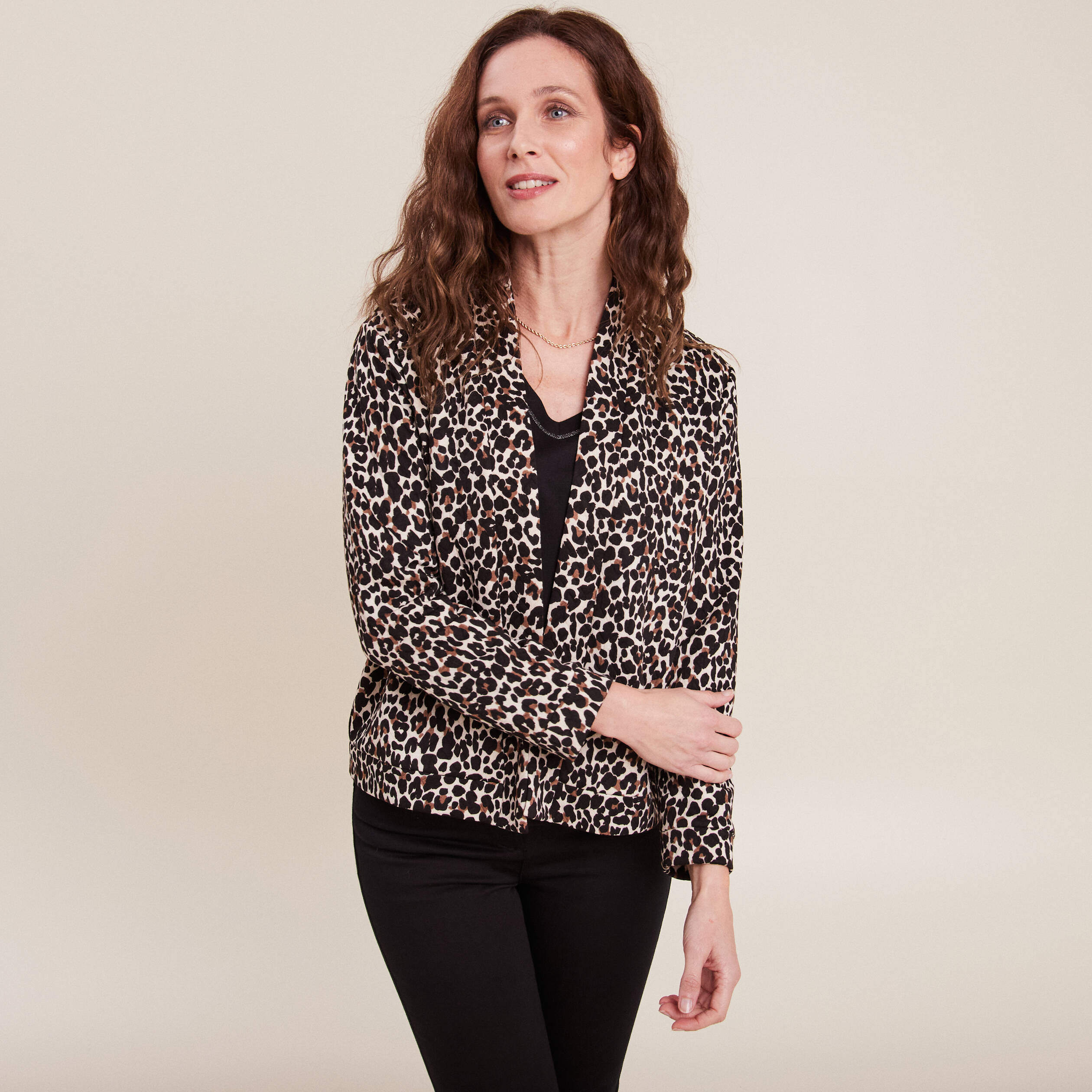 Veste droite matelass e noir femme Vibs