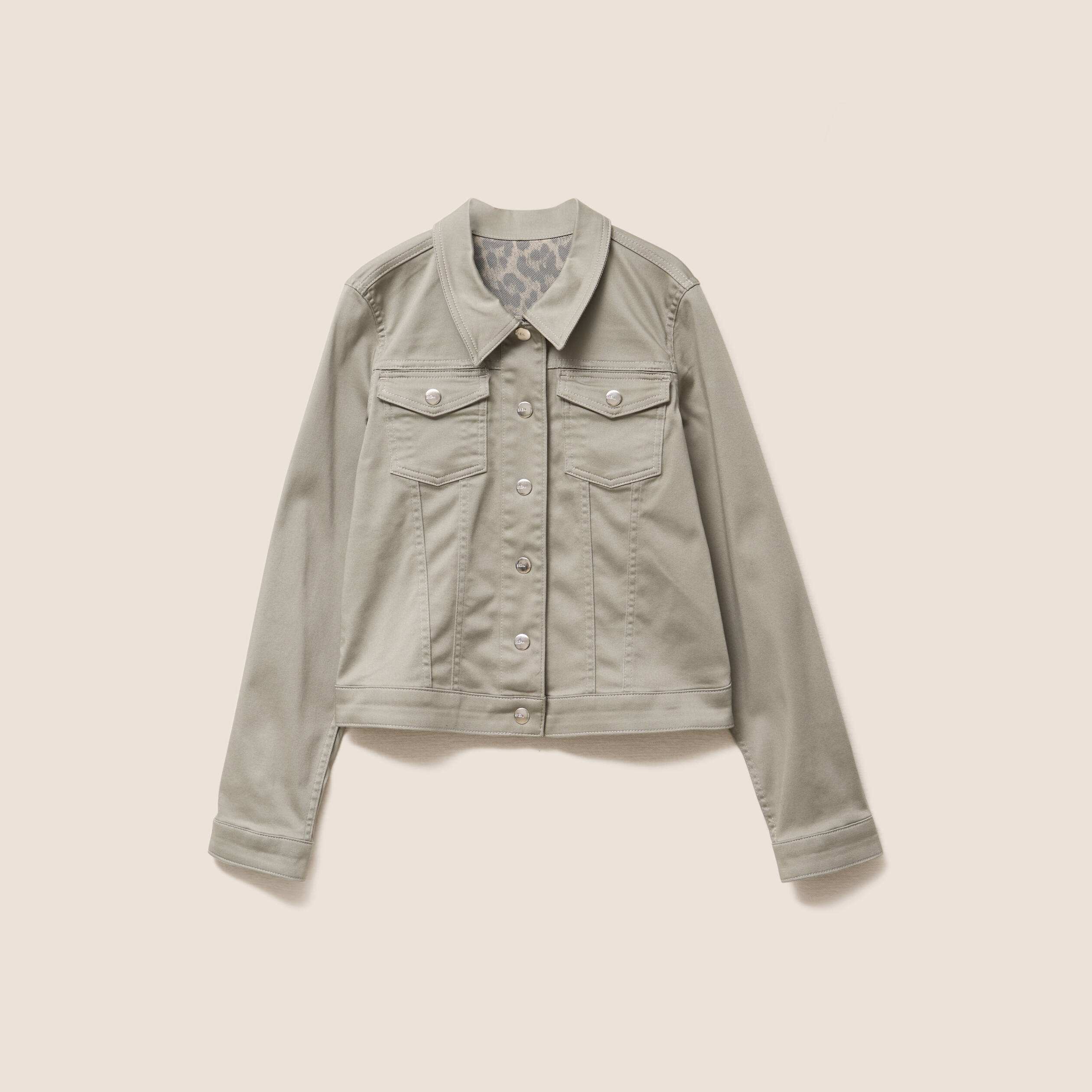 veste cintree reversible sans col vert olive femme veste cintrée réversible sans col vert olive femme