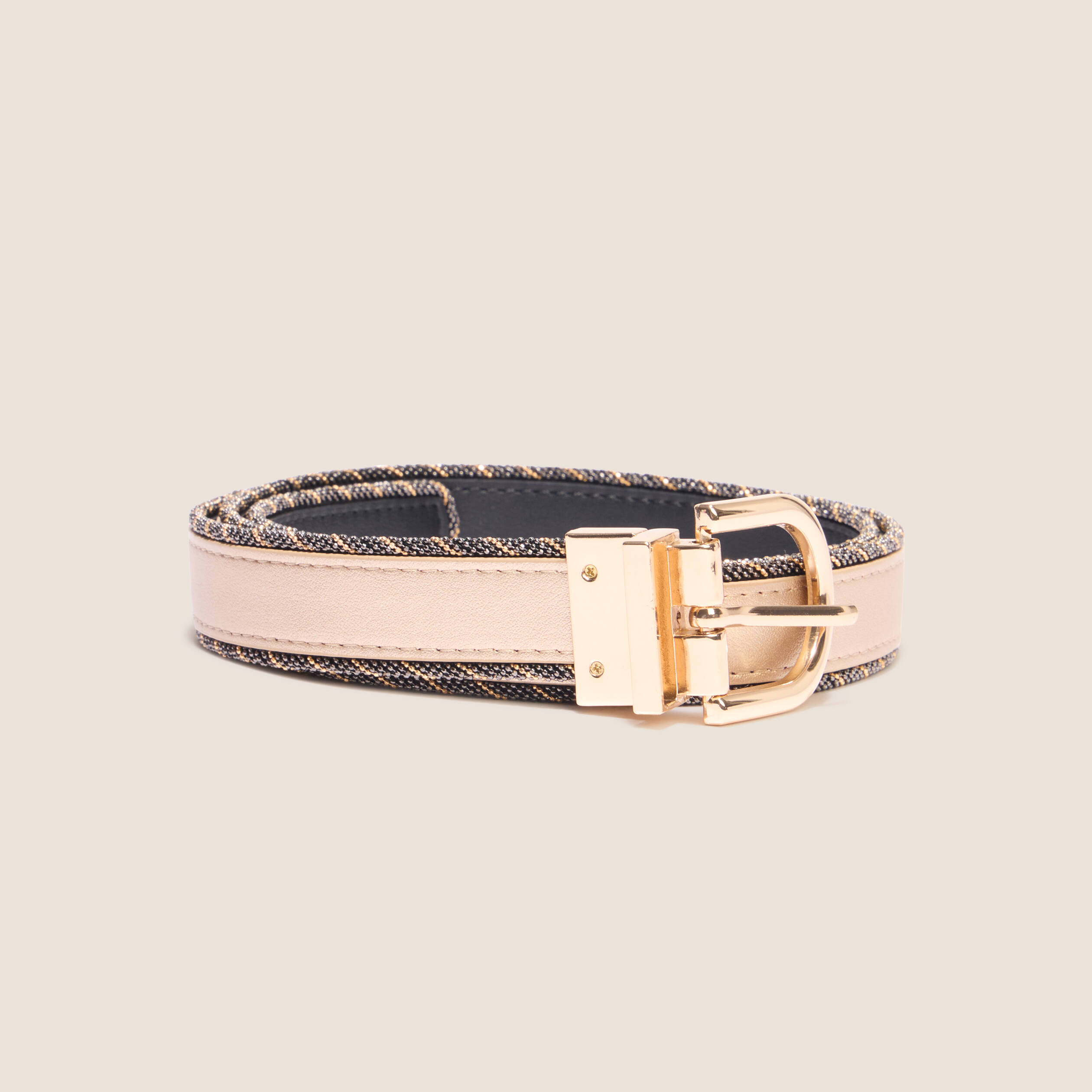ceinture reversible a perles noir femme Ceinture réversible à perles noir femme