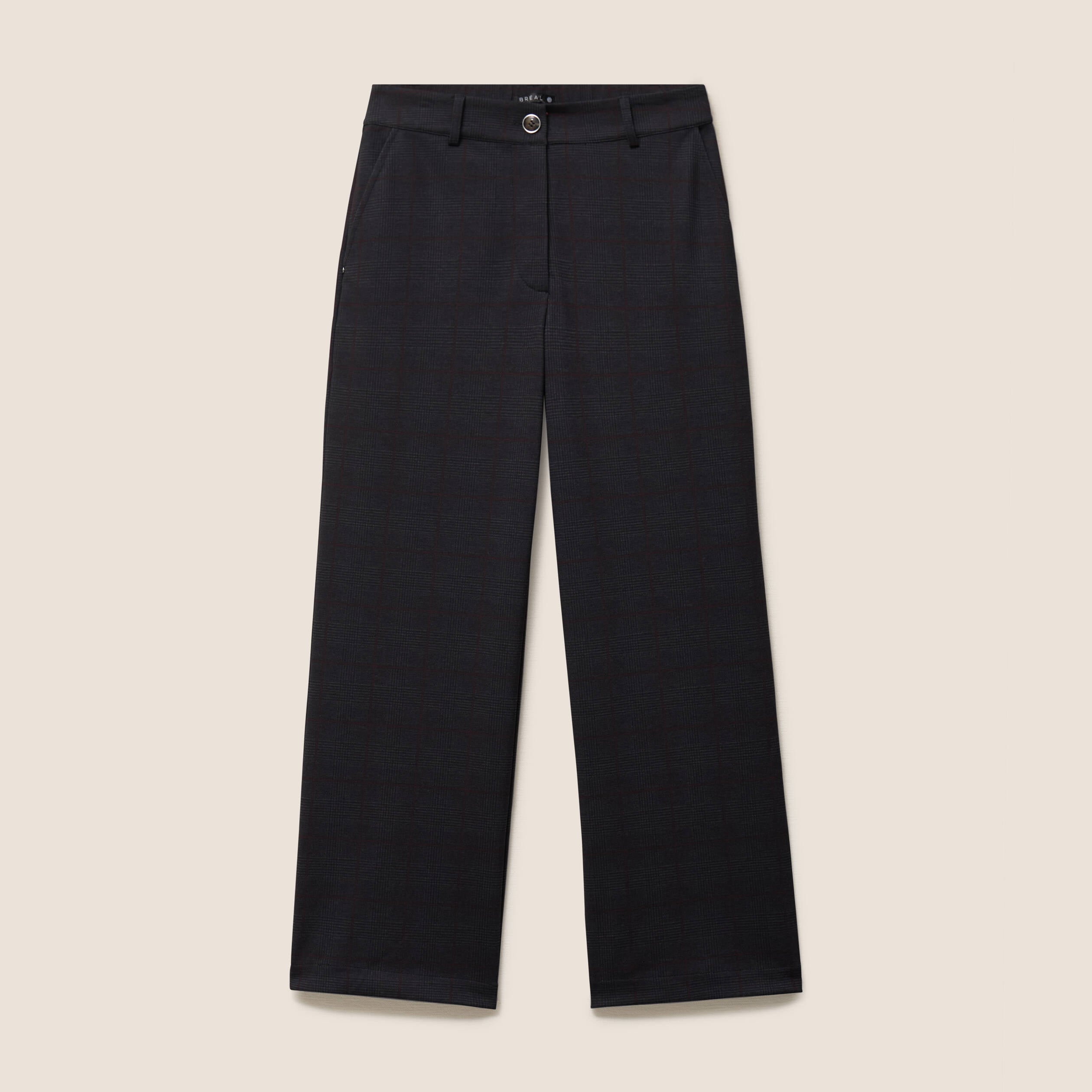 Pantalon gris fonc&eacute; femme
