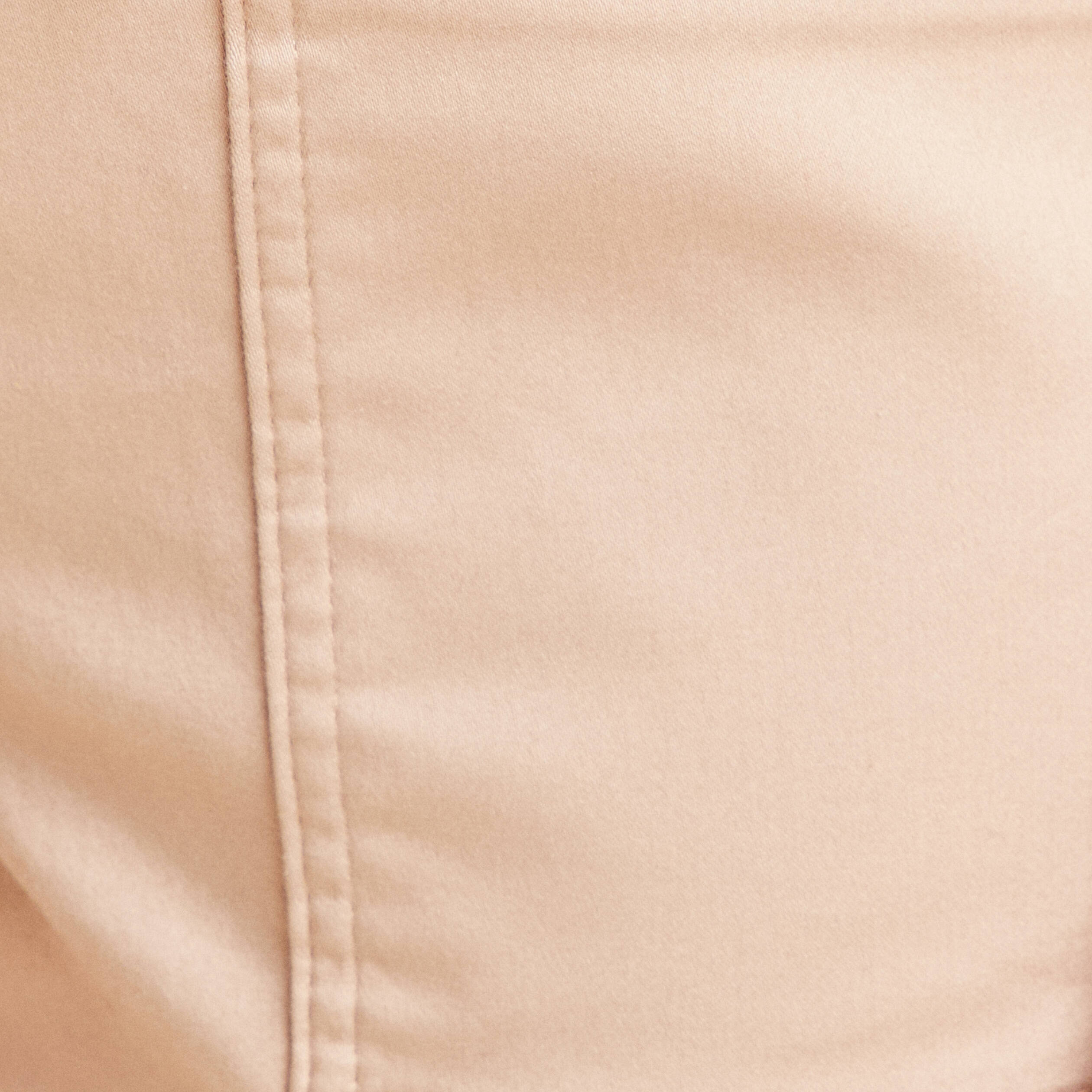 pantalon droit reversible taupe femme Pantalon droit réversible taupe femme
