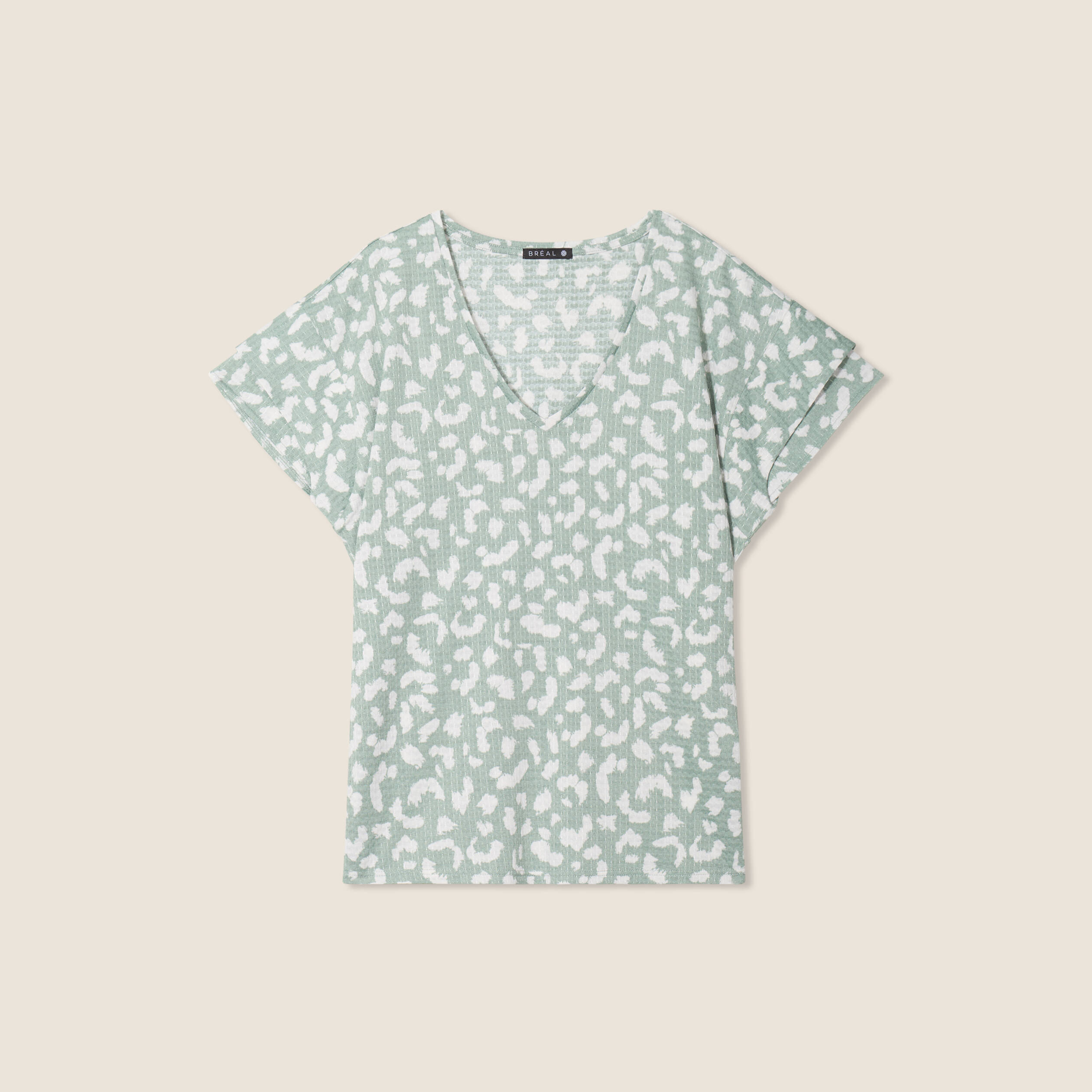 t shirt manches courtes taupe femme T-shirt manches courtes taupe femme