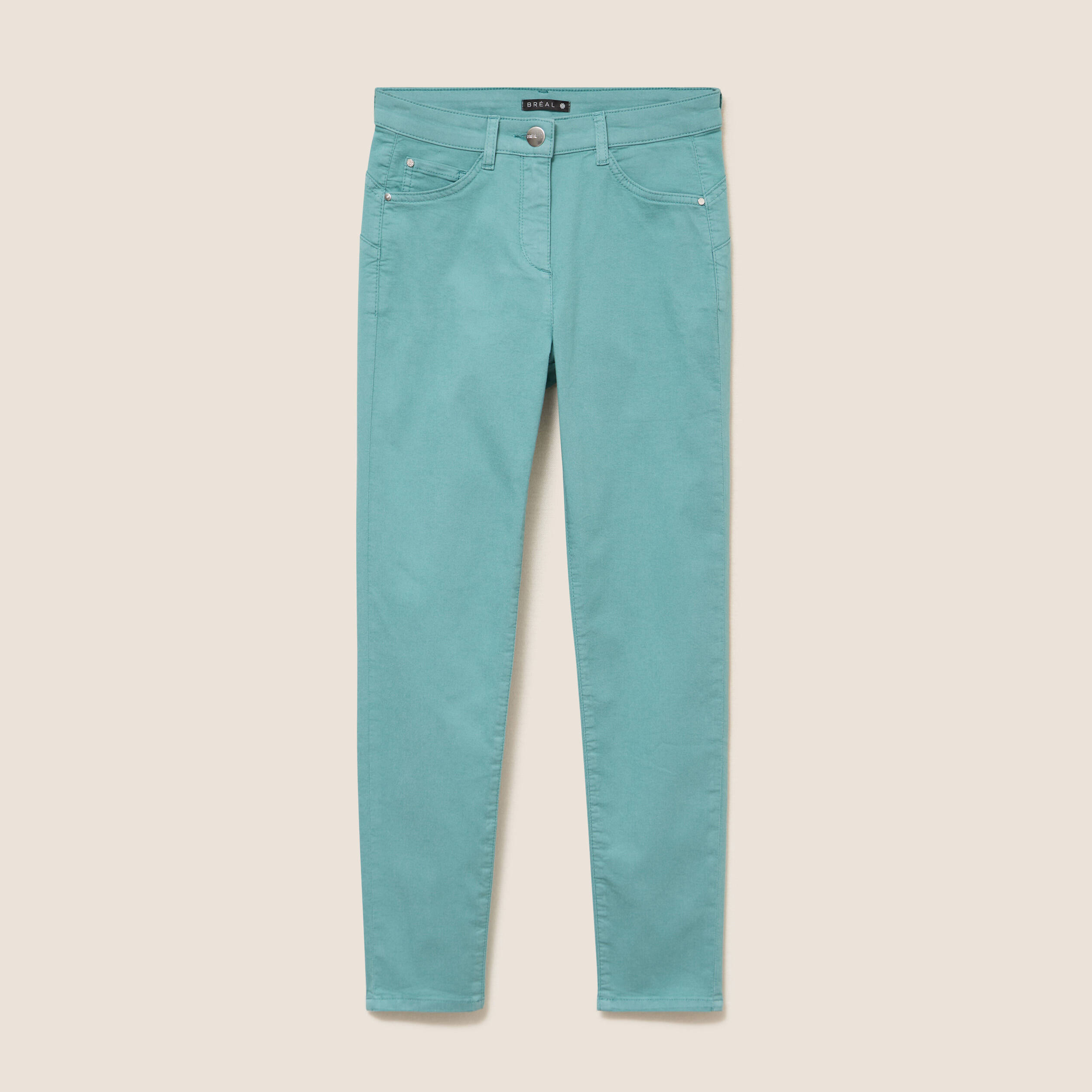 Pantalon magique Le L&eacute;ger coupe ajust&eacute;e bleu turquoise femme