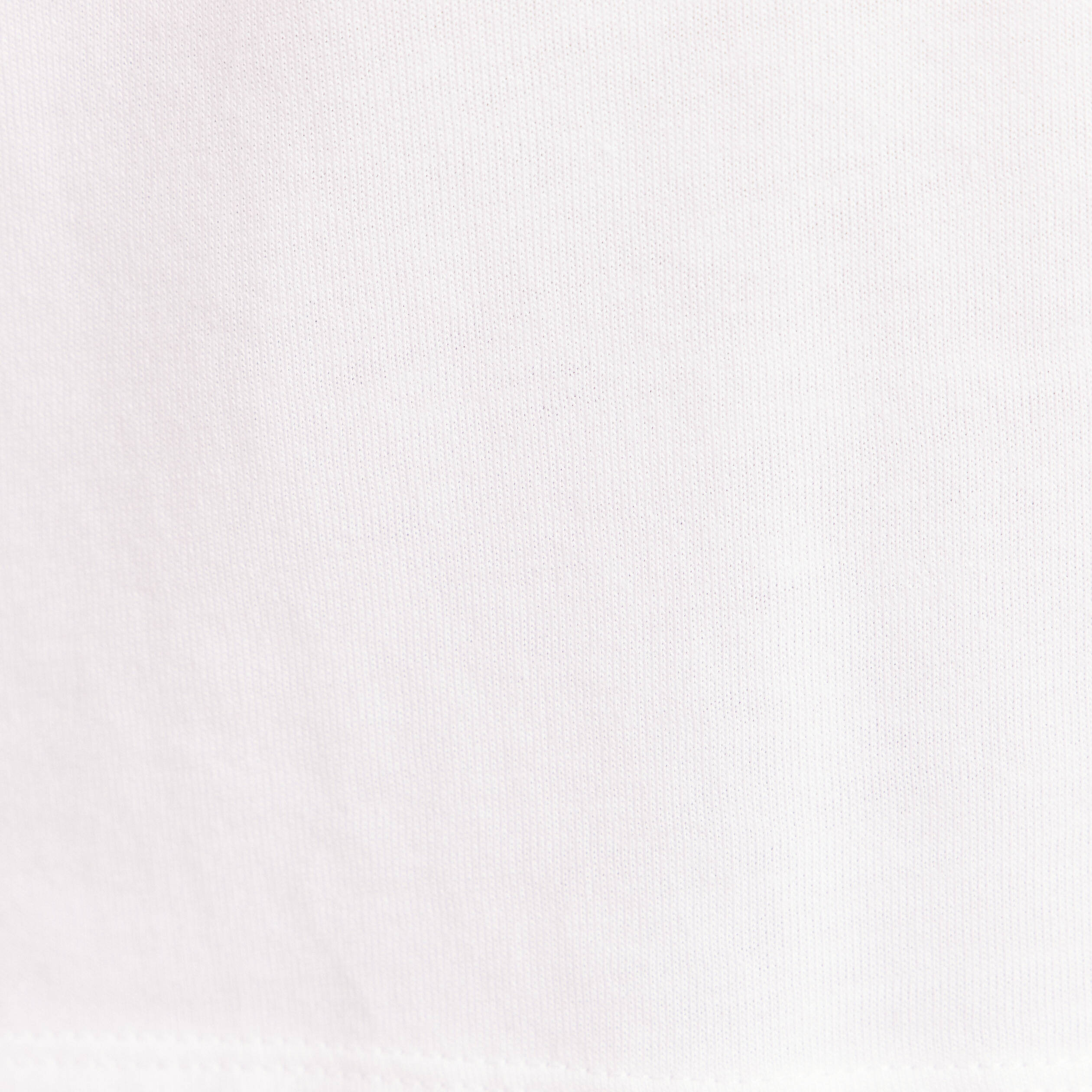 T-shirt col rond manches courtes blanc femme