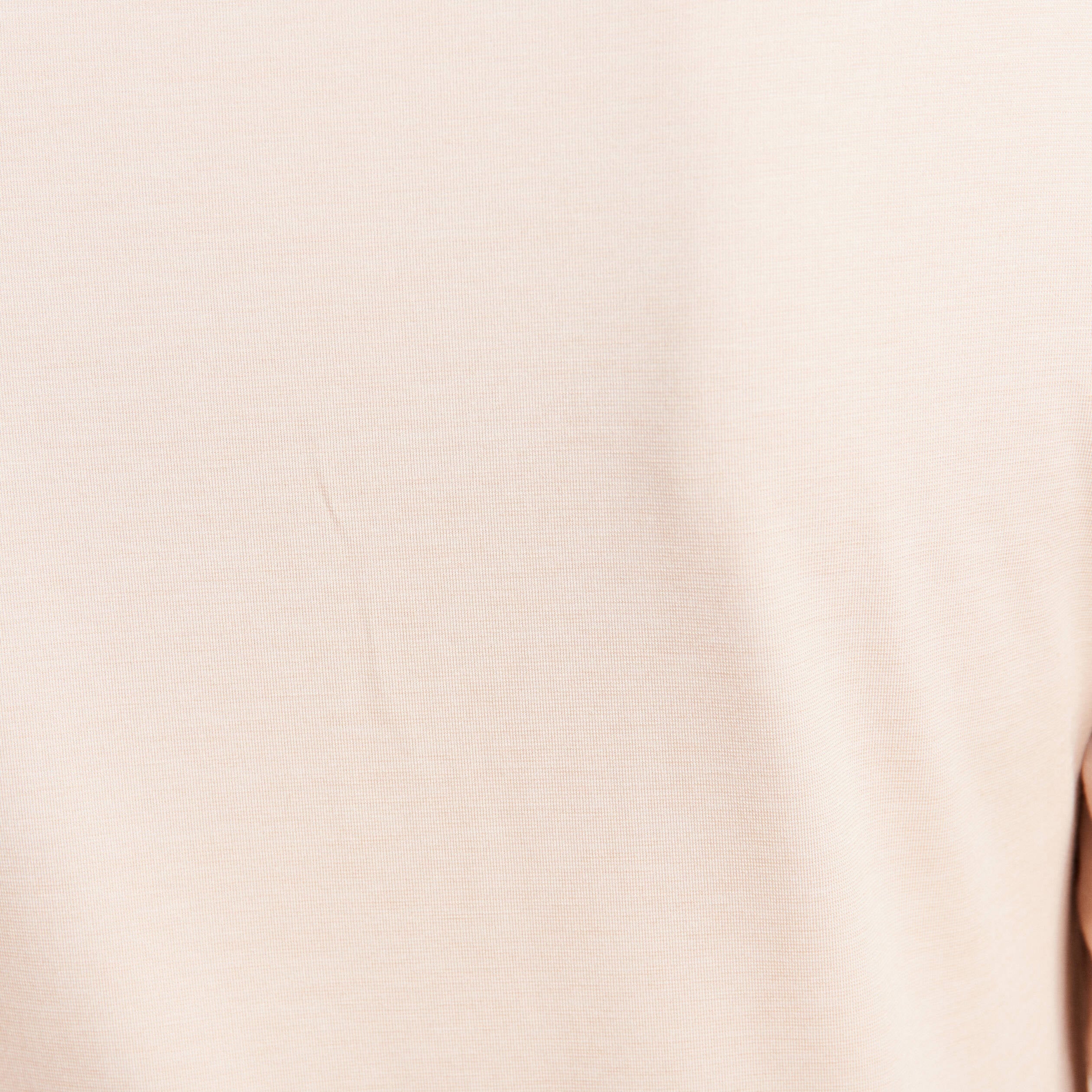 T-shirt thermo-douceur manches longues beige femme
