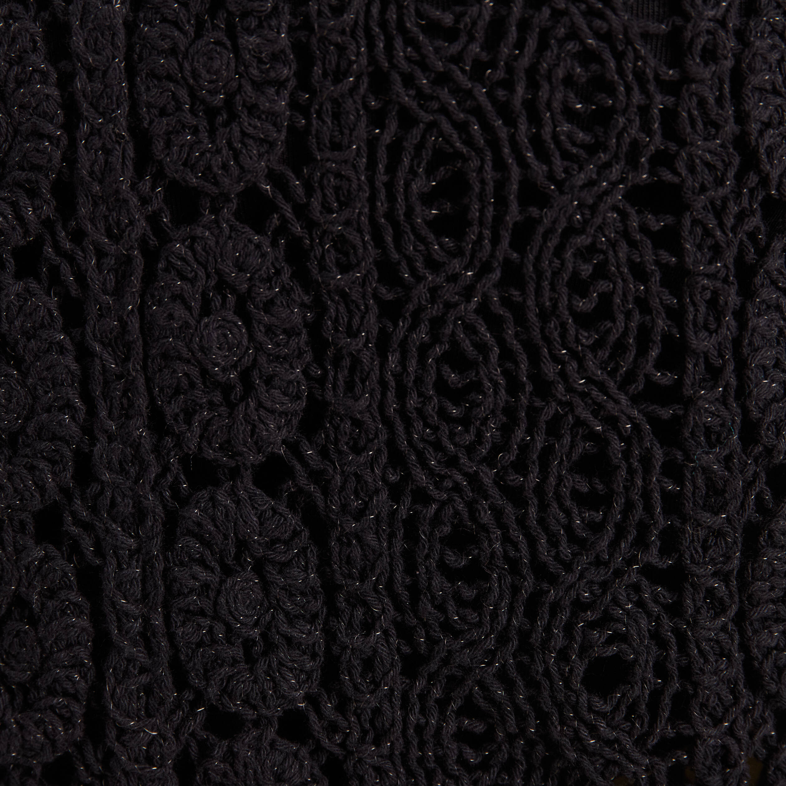 debardeur macrame noir femme Débardeur macramé noir femme