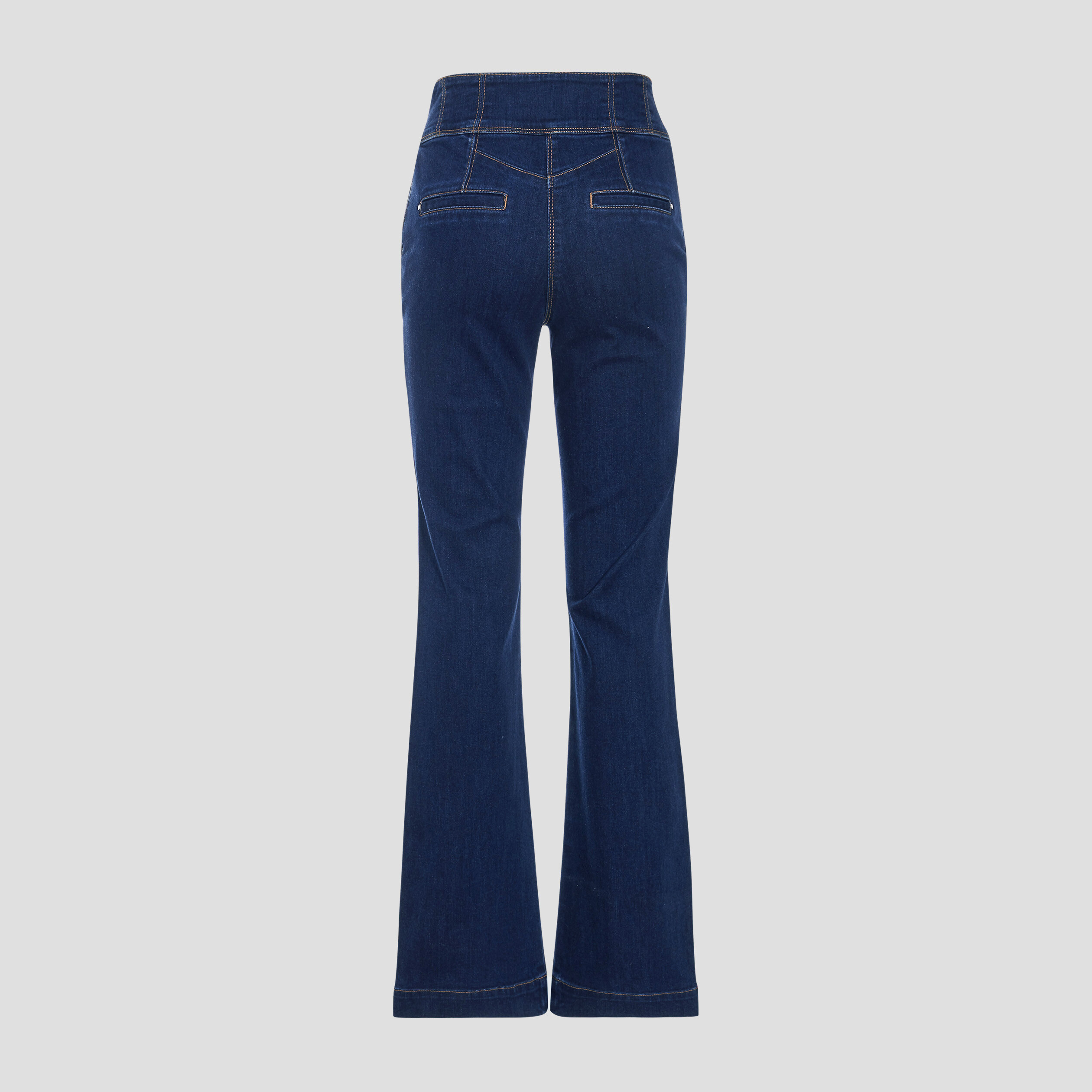 jean bootcut taille haute denim stone femme Jean bootcut taille haute denim stone femme