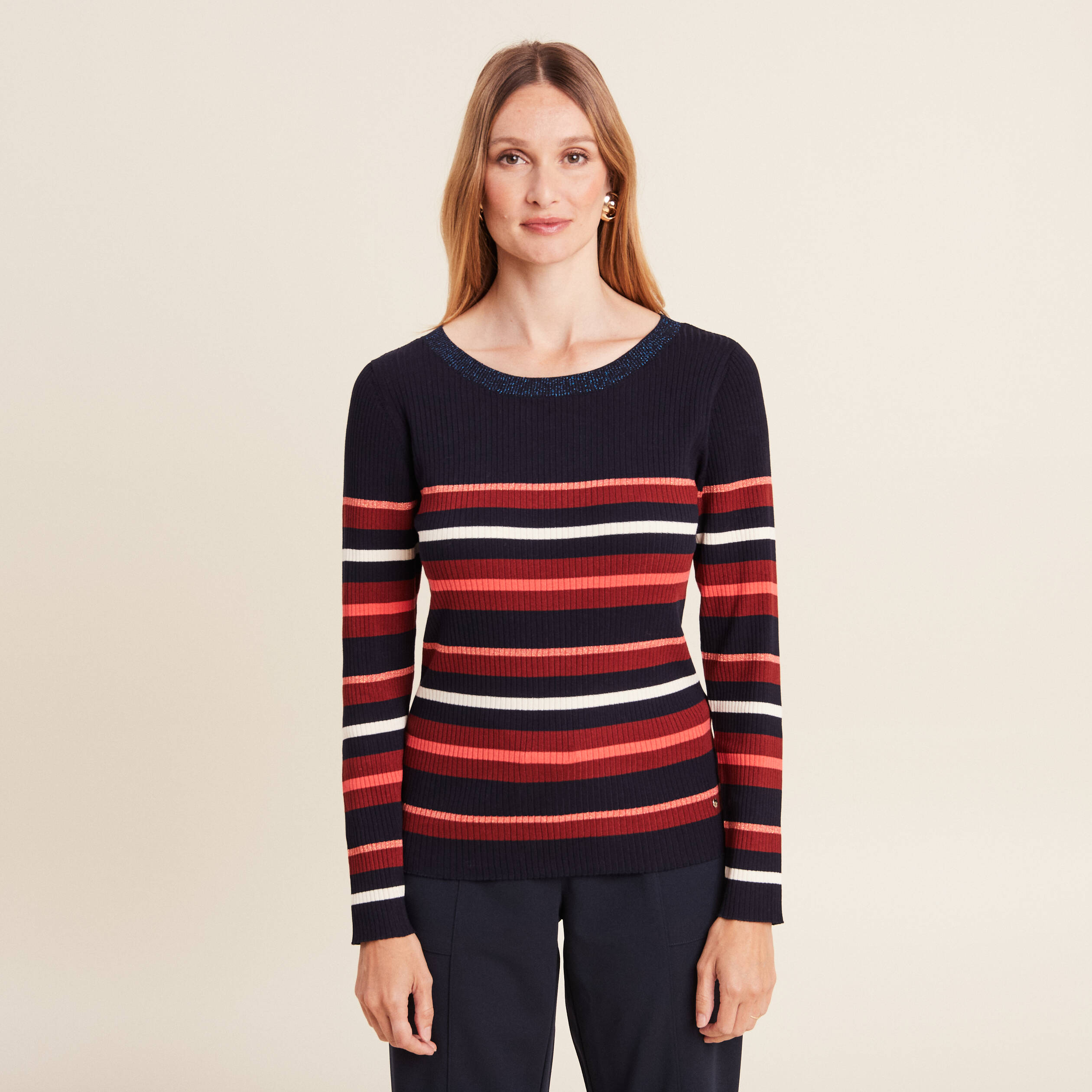 Pull femme : Achat occasion | Pulls (femme) Lands' End Multicolore Très bon état
