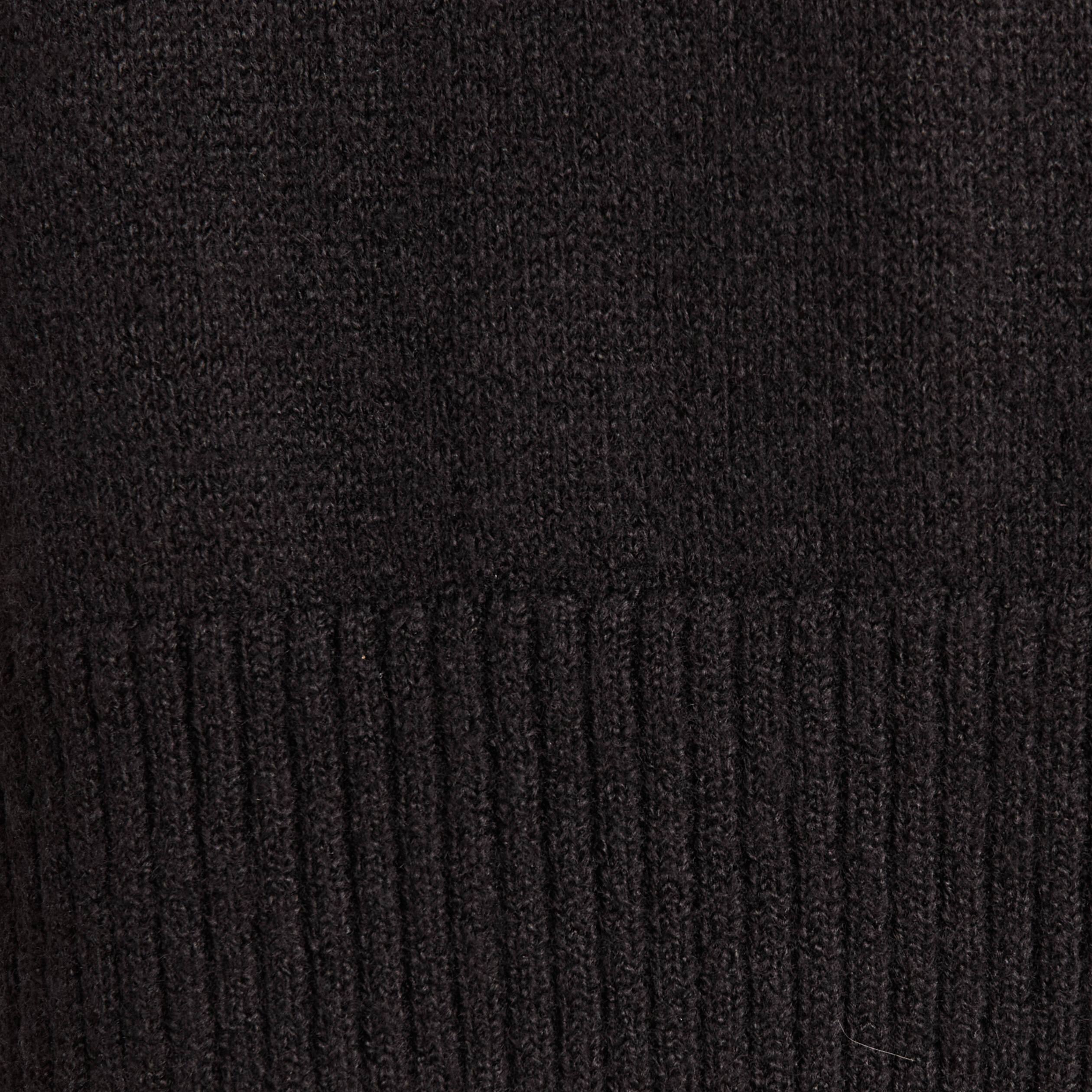 plastron tricote col boutonne noir femme Plastron tricoté col boutonné noir femme