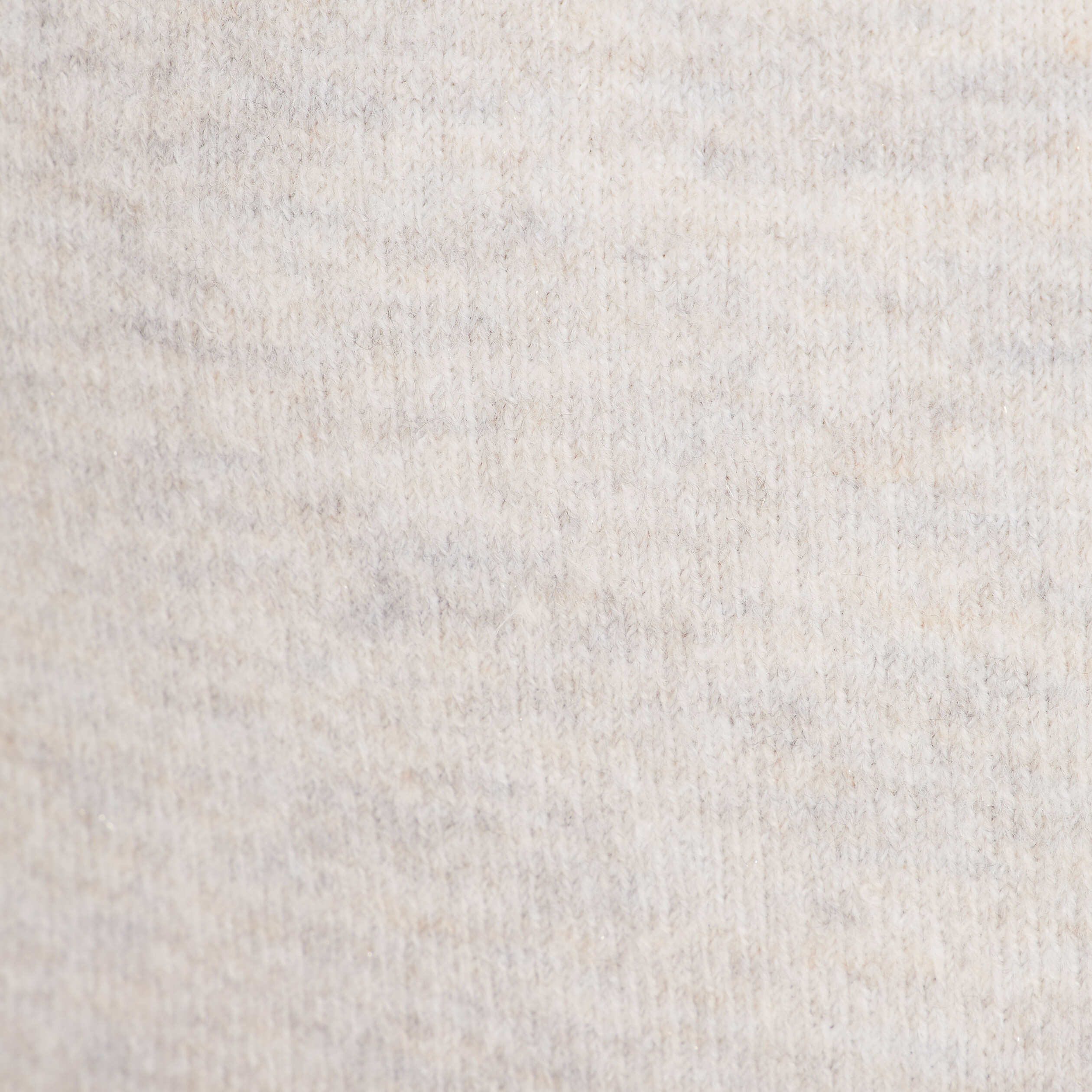 Robe pull droite avec laçage creme femme